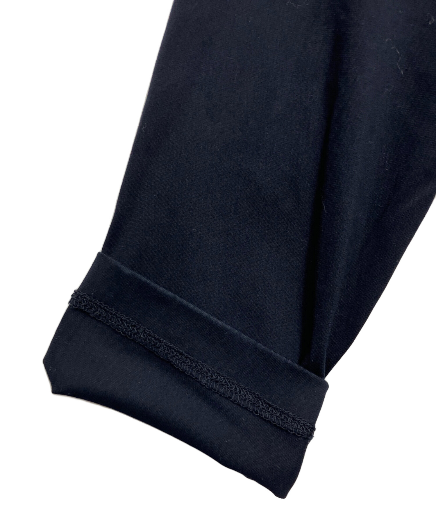 中古・古着通販】YORI (ヨリ) スカラップカラーロンTee ネイビー