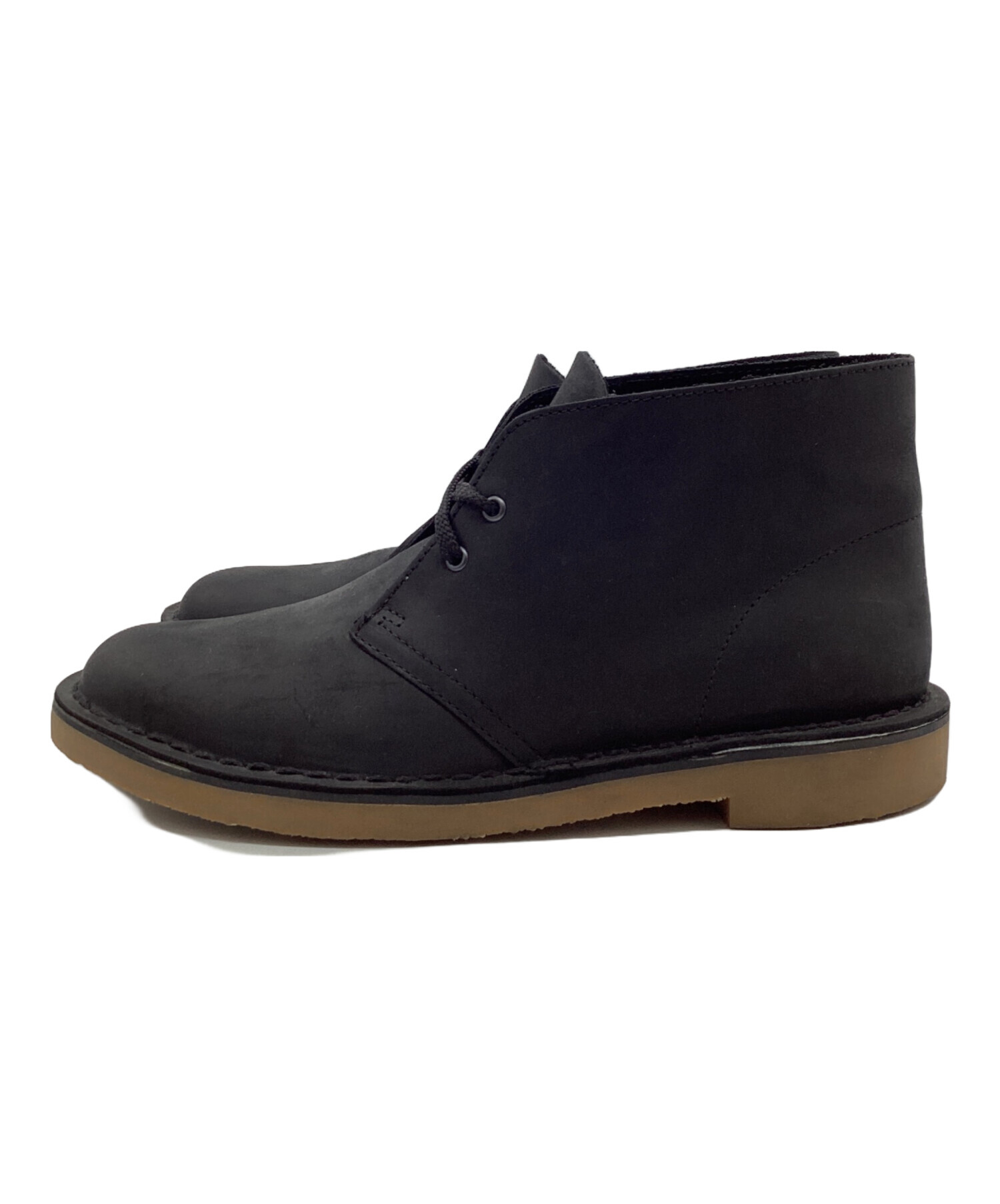 中古・古着通販】CLARKS (クラークス) チャッカーブーツ ブラック 