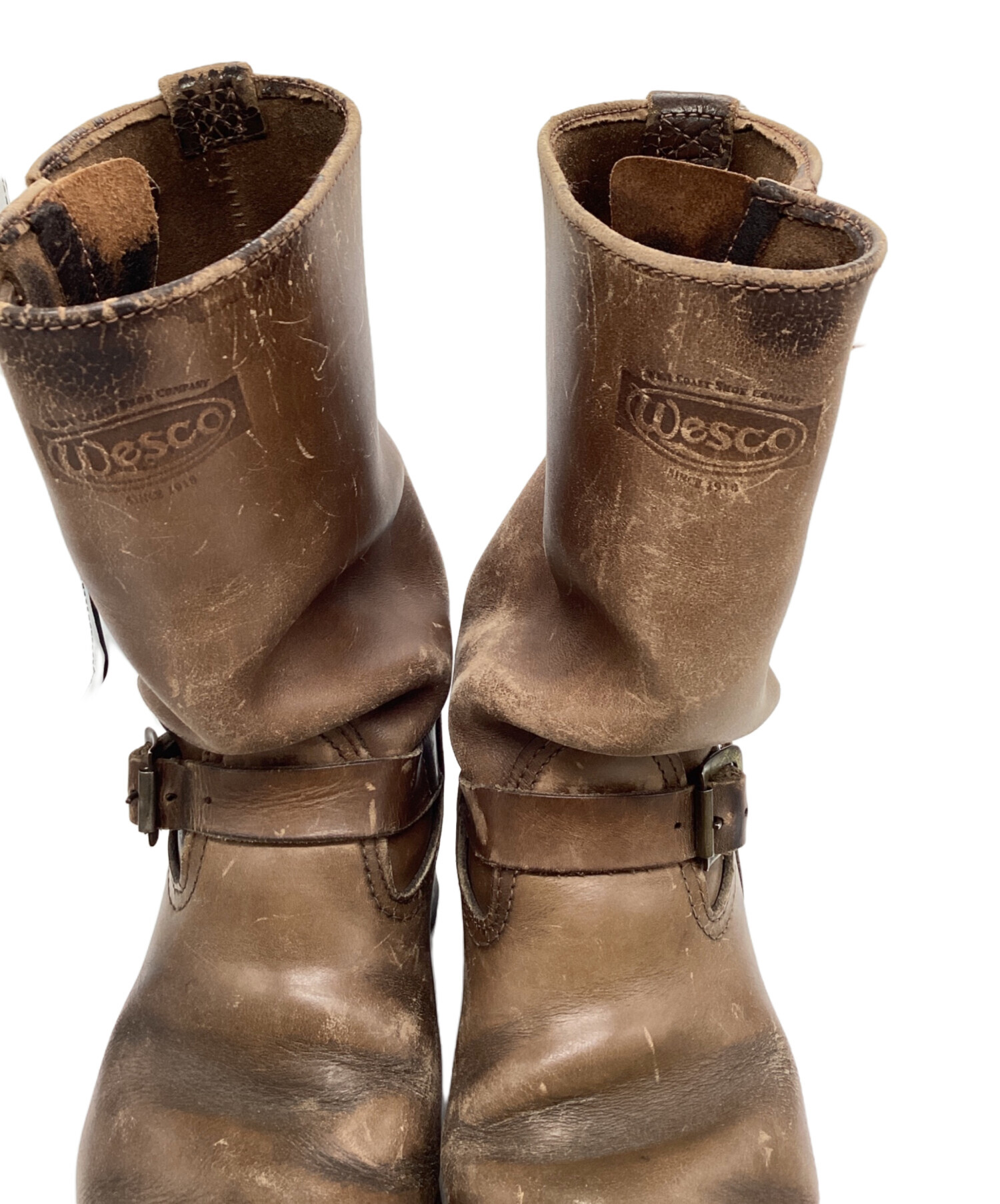 中古・古着通販】WESCO (ウェスコ) エンジニアブーツ ブラウン サイズ