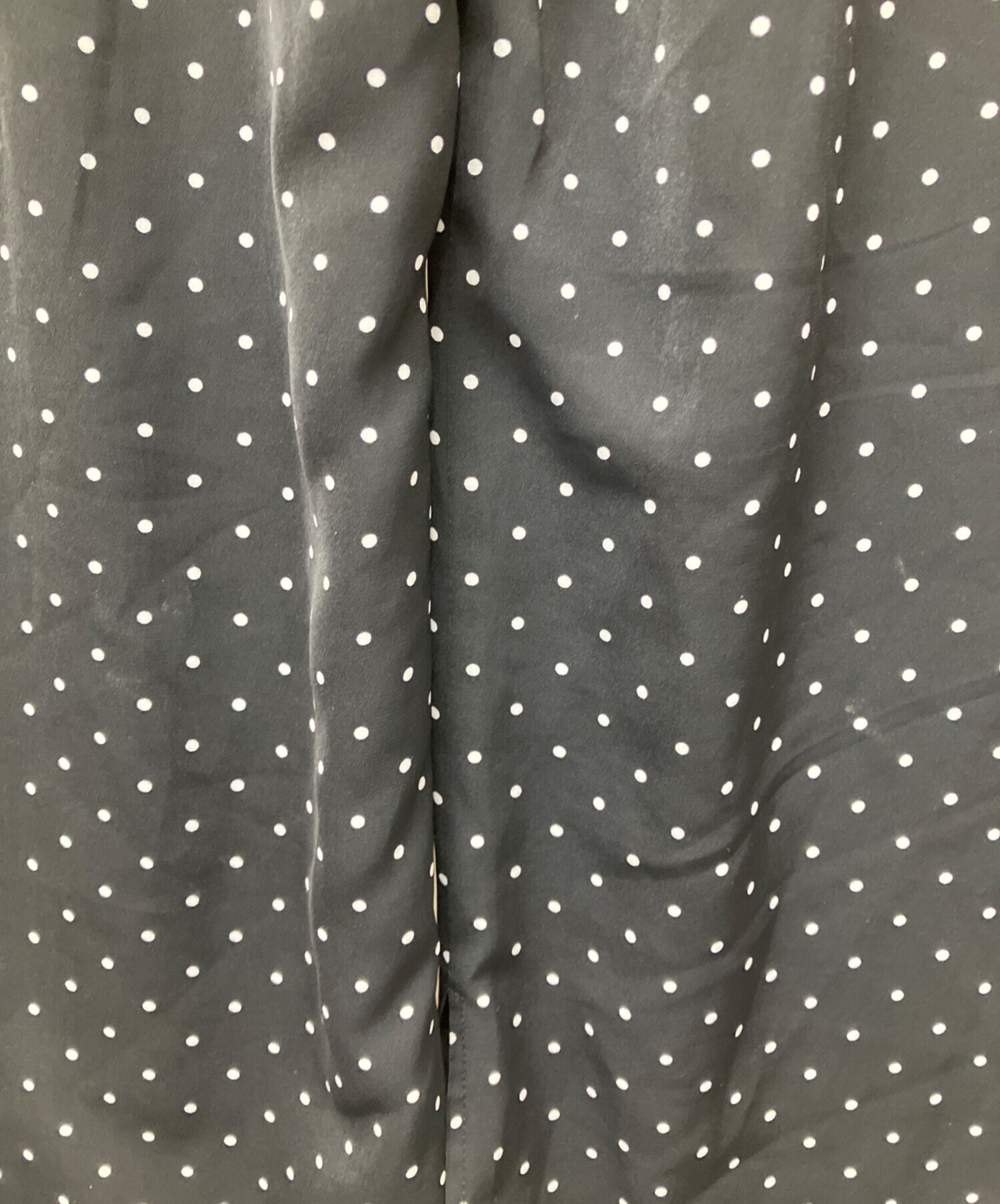 中古・古着通販】BEARDSLEY (ビアズリー) ドットパンツ ブラック