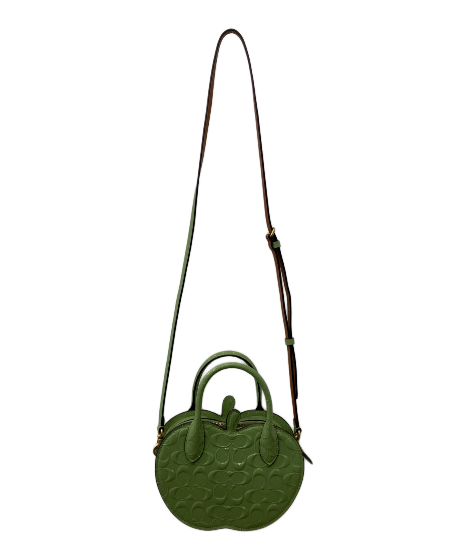 中古・古着通販】COACH (コーチ) 2WAYバッグ グリーン｜ブランド・古着