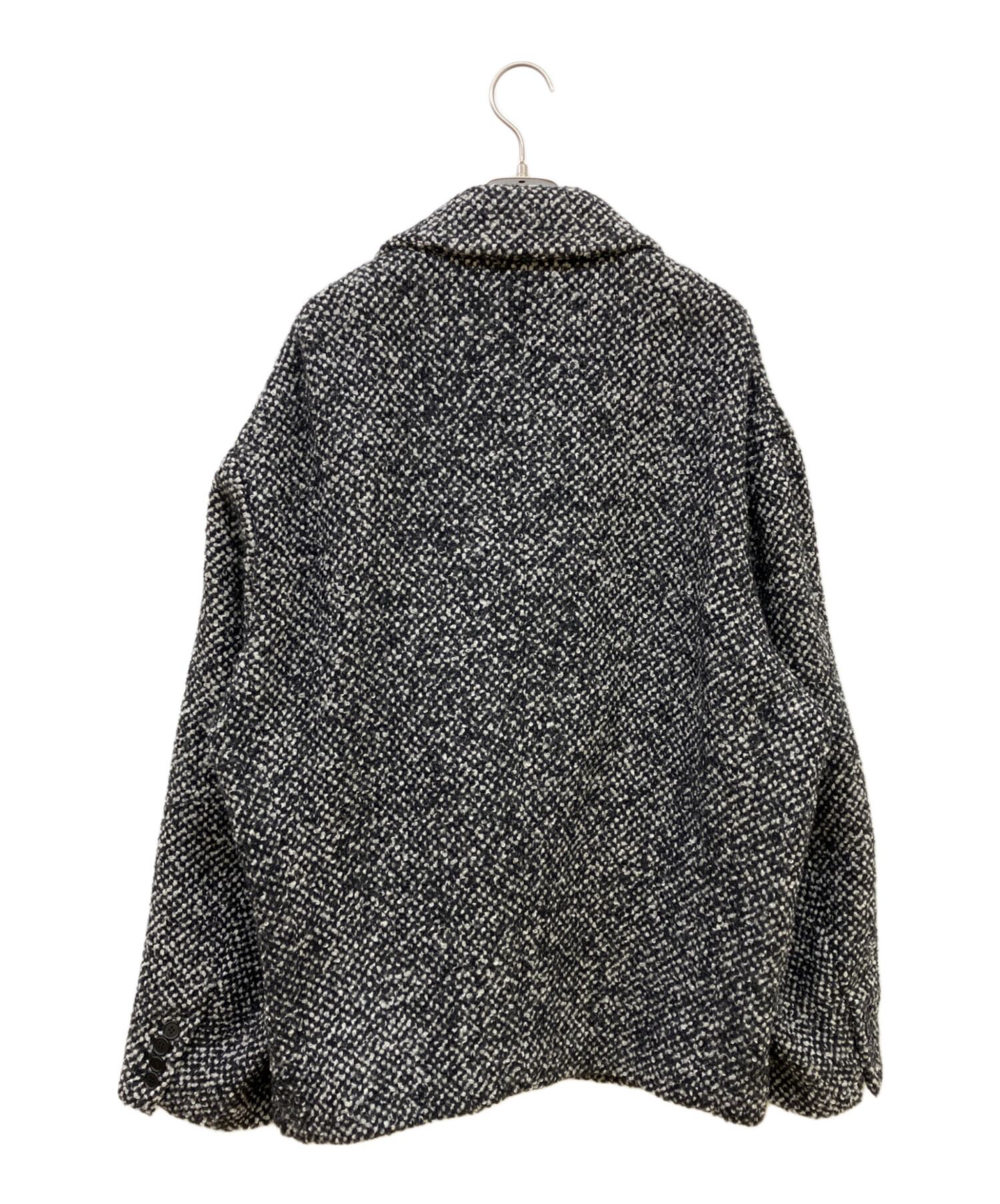 新品未使用　CLANE オーバーコート 中古・古着通販】CLANE (クラネ) MIX COLOR OVER COAT ブラック サイズ