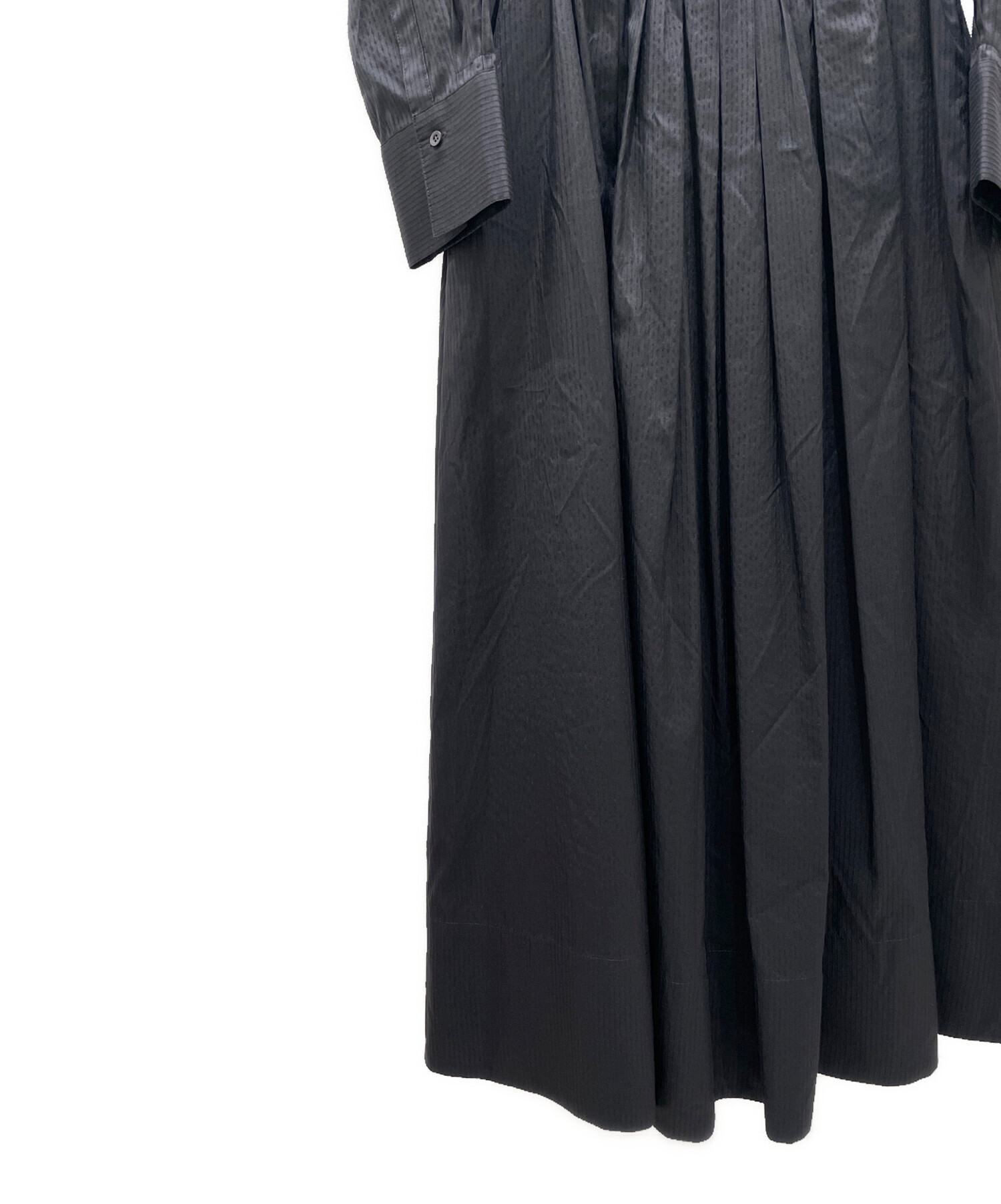 中古・古着通販】ebure (エブール) シルクコットンスルーストライプ