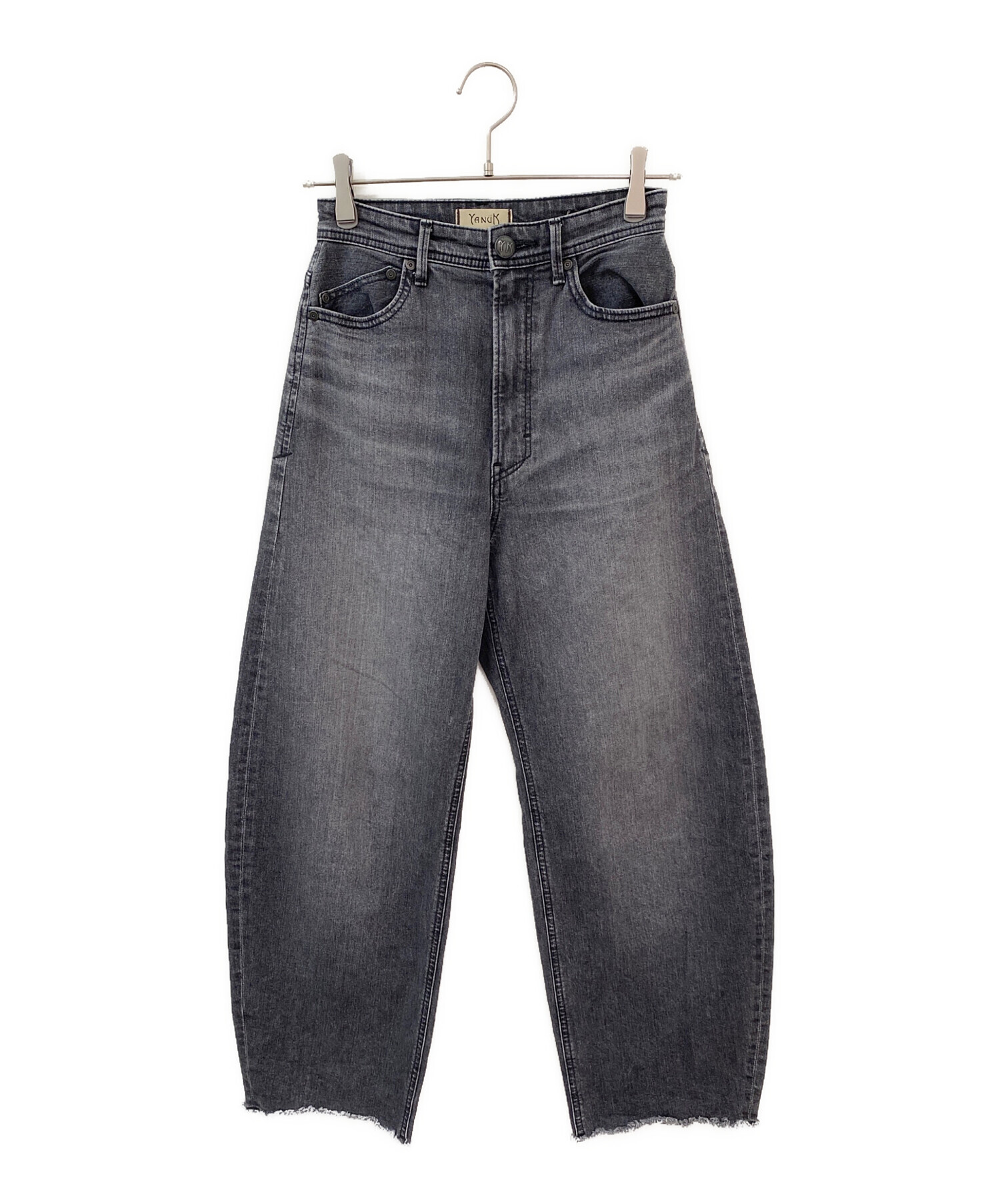 中古・古着通販】YANUK (ヤヌーク) カーブテーパード LAURA ブラック