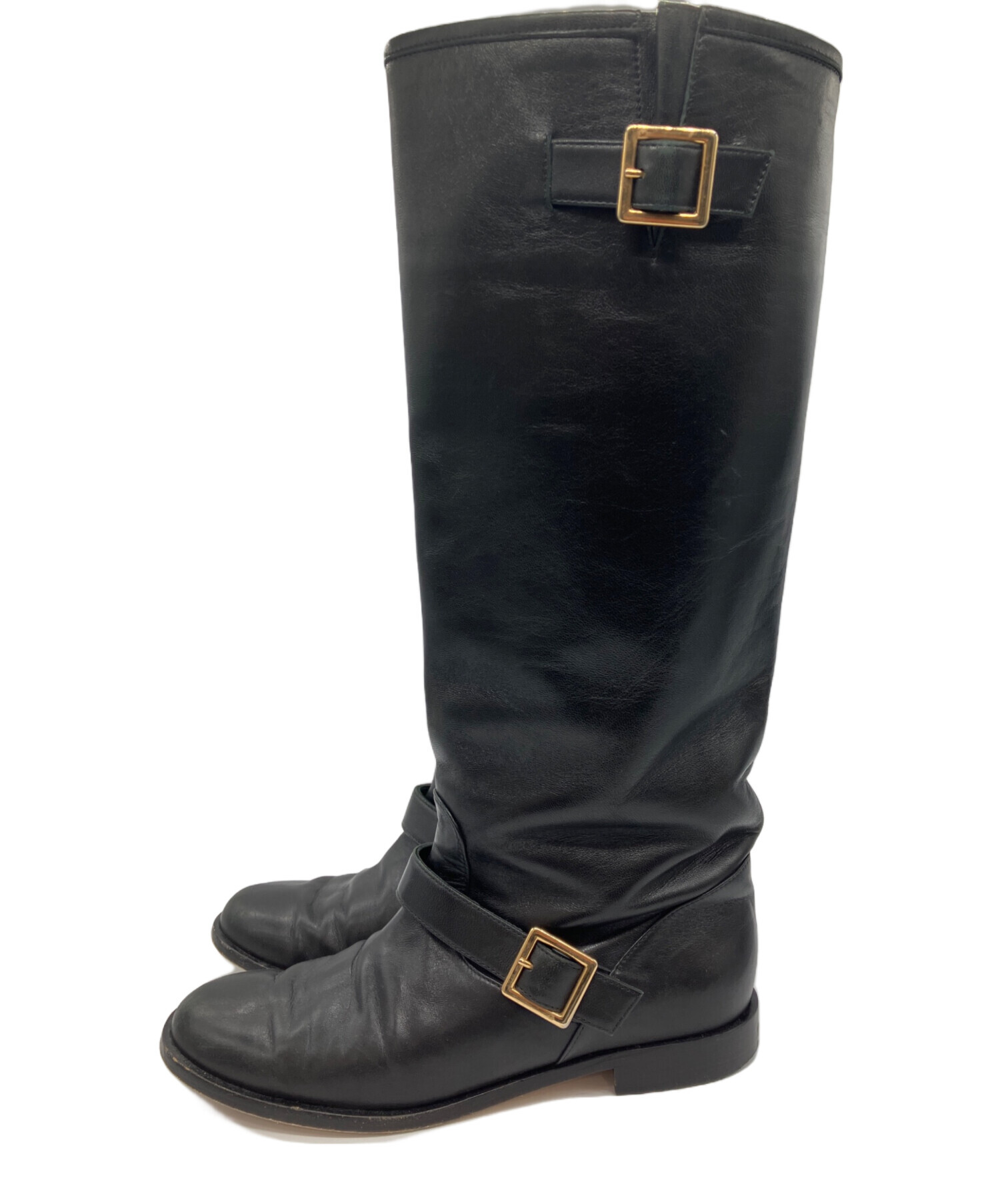 中古・古着通販】NEBULONIE (ネブローニ) LUKE LONG BOOTS ブラック