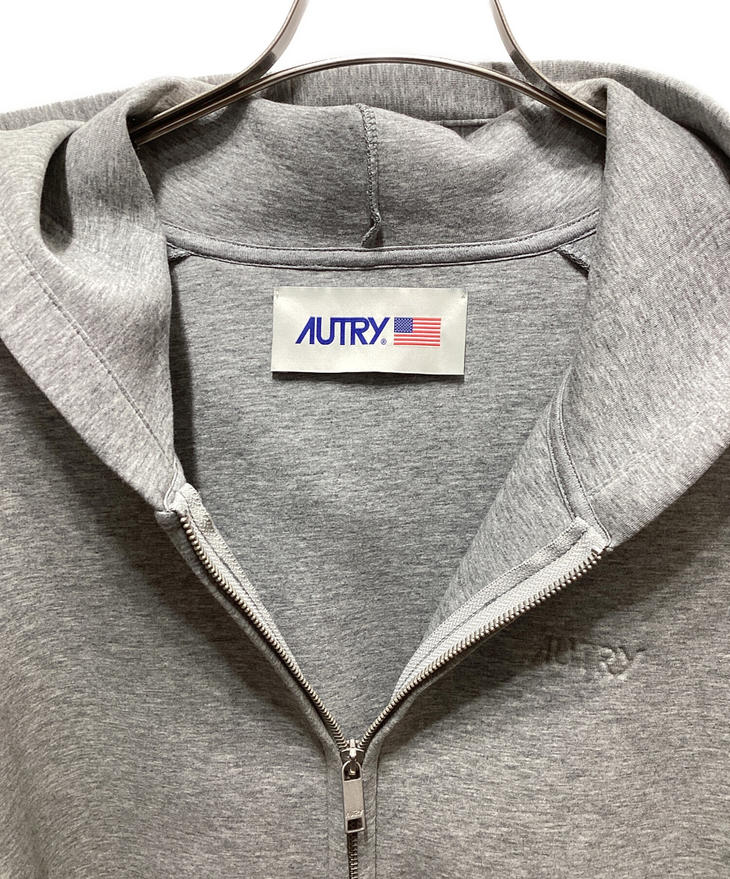 中古・古着通販】Autry (オートリー) ジップアップパーカー グレー