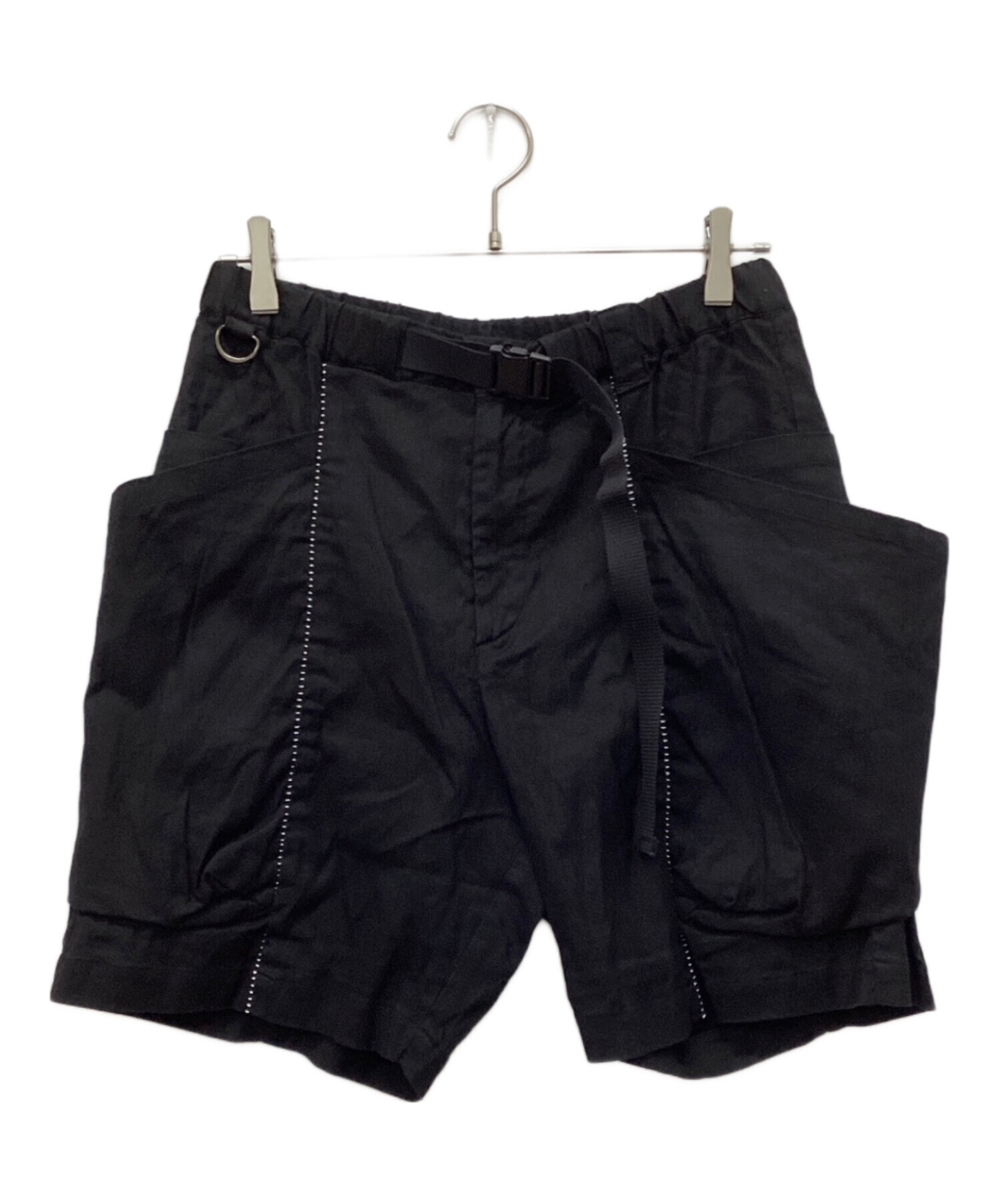 RIP VAN WINKLE カーゴパンツ 0(XS位) 黒 【古着】【中古】 中古・古着通販】ripvanwinkle (リップヴァンウィンクル) ショート