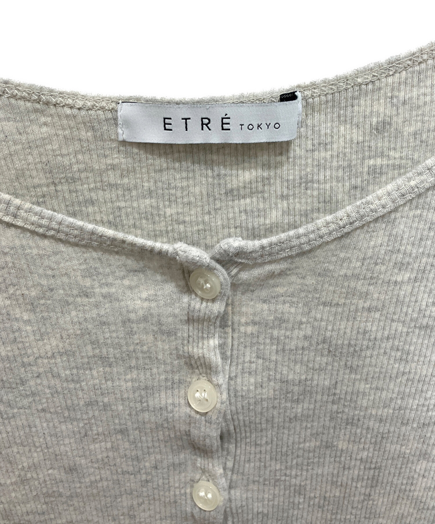 中古・古着通販】ETRE TOKYO (エトレトウキョウ) オーコットテレコ