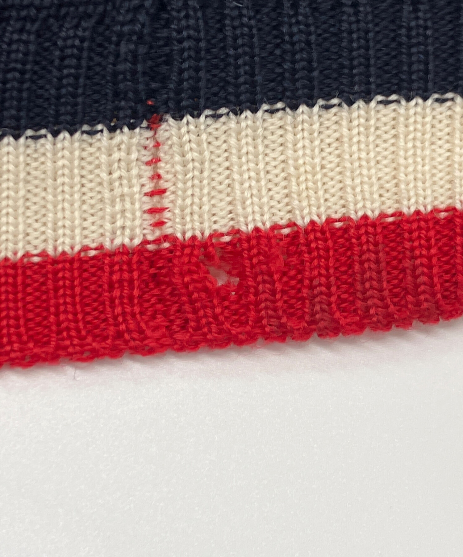 中古・古着通販】GUCCI (グッチ) ニットジャケット ネイビー サイズ:L