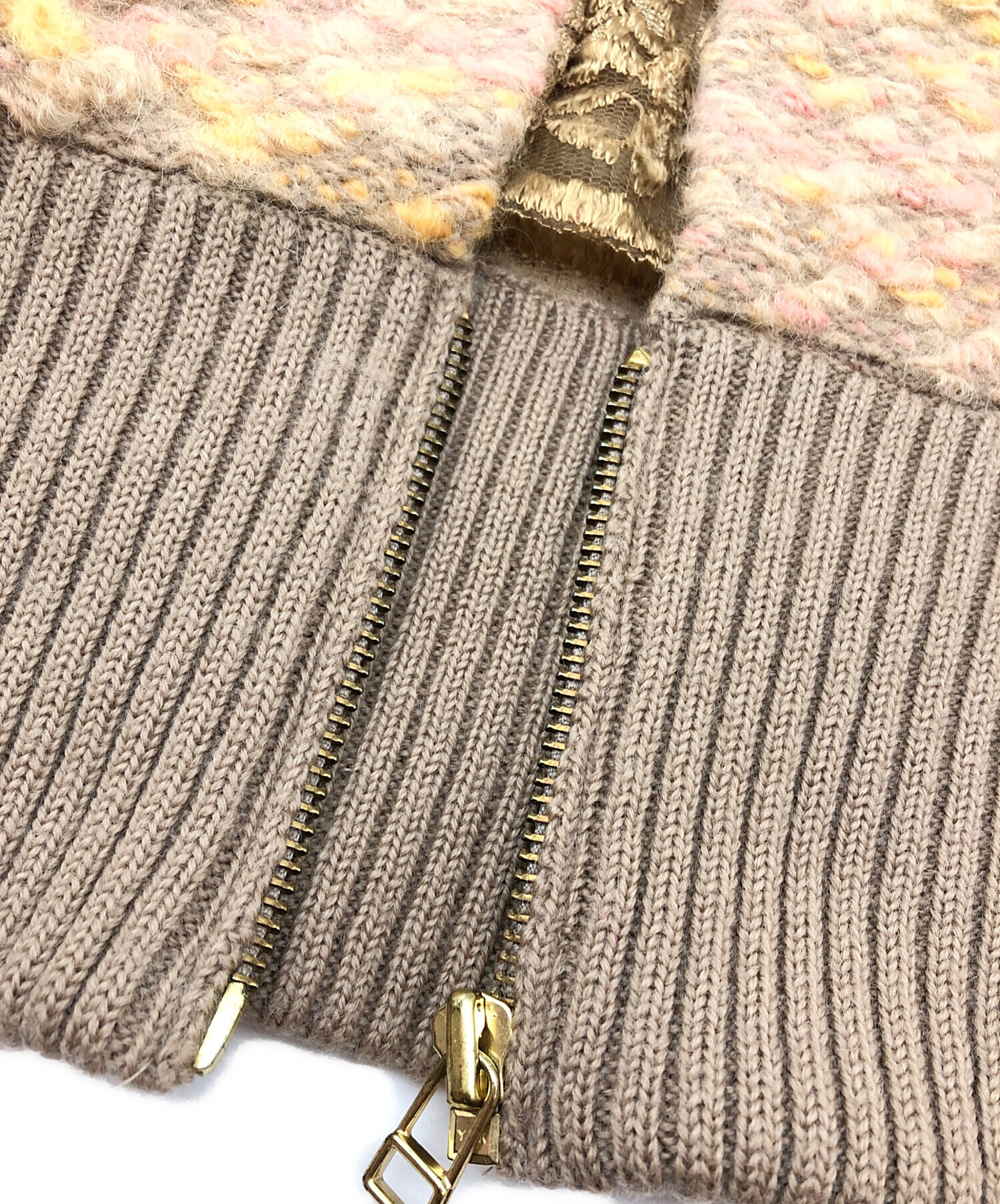 中古・古着通販】sacai (サカイ) ウールジャケット ベージュ サイズ:38 