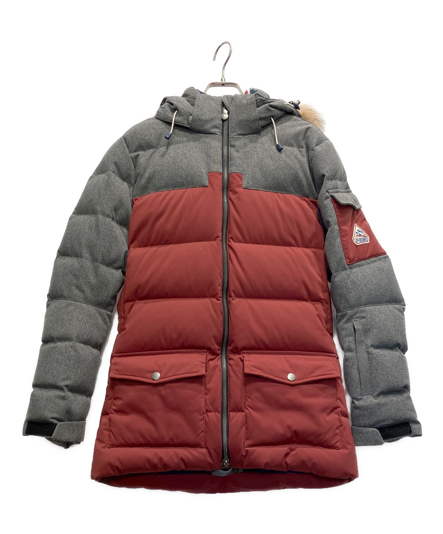 中古・古着通販】Pyrenex (ピレネックス) ダウンジャケット レッド