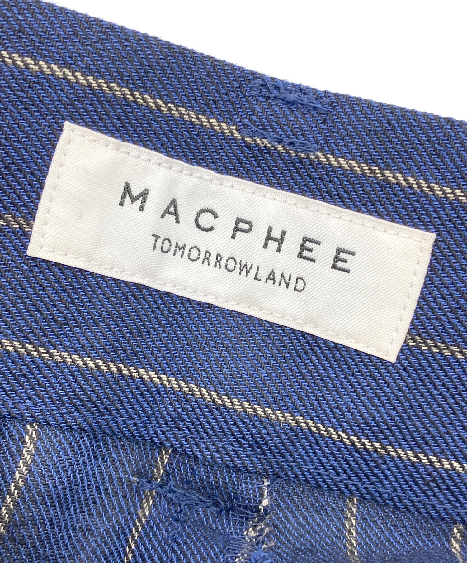 中古・古着通販】MACPHEE (マカフィー) ダブルカバーリネン ハーフ