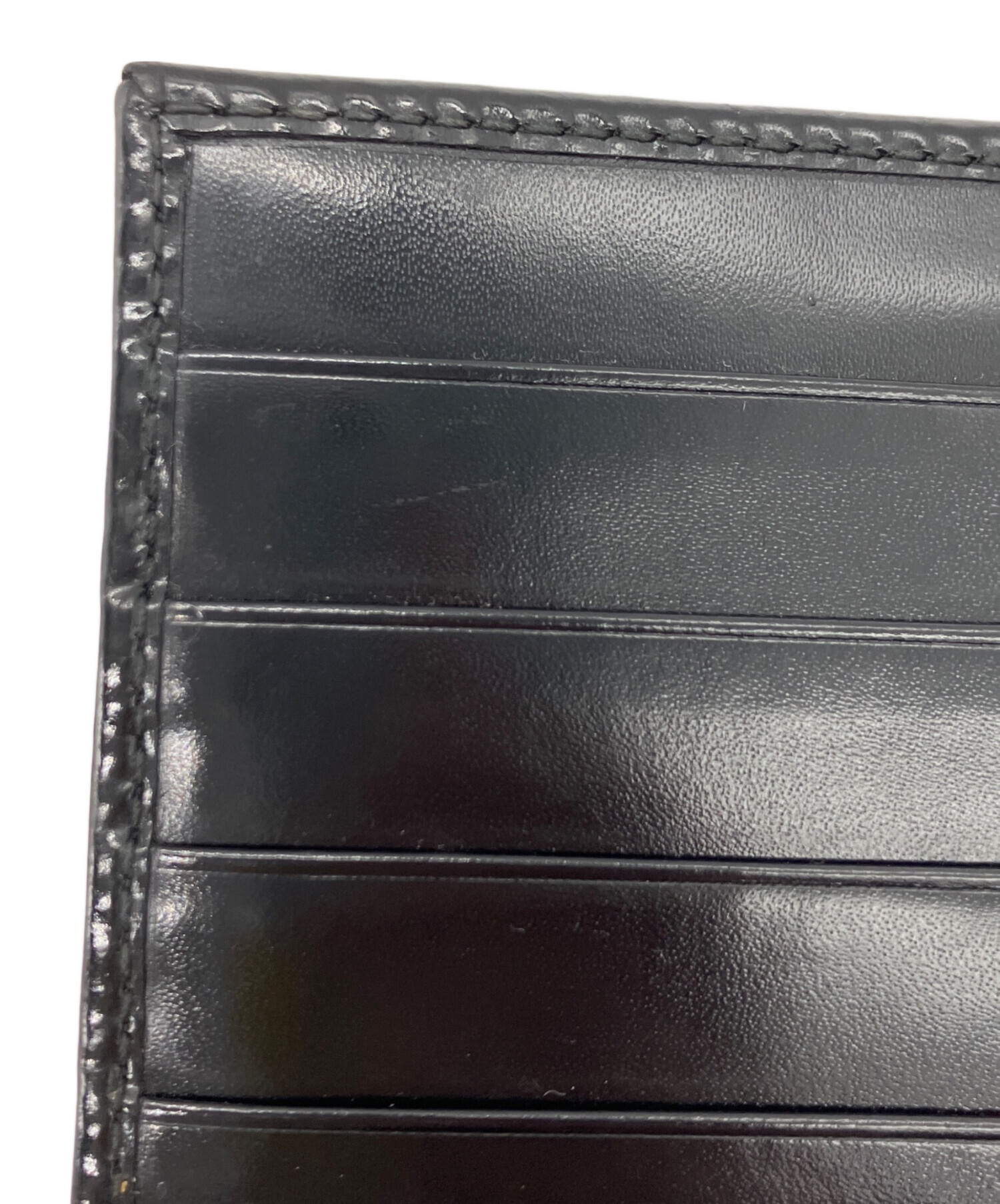 中古・古着通販】GUCCI (グッチ) GGインプリメ 長財布 ブラック