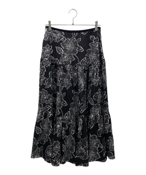 中古・古着通販】DRAWER (ドゥロワー) フラワープリント ギャザー