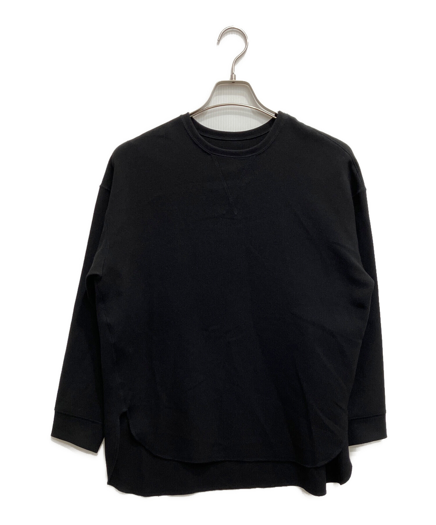 美品　whim gazette Vガゼットプルオーバー　ブラック　36 ゆったり 中古・古着通販】Whim Gazette (ウィムガゼット) Vガゼットプル