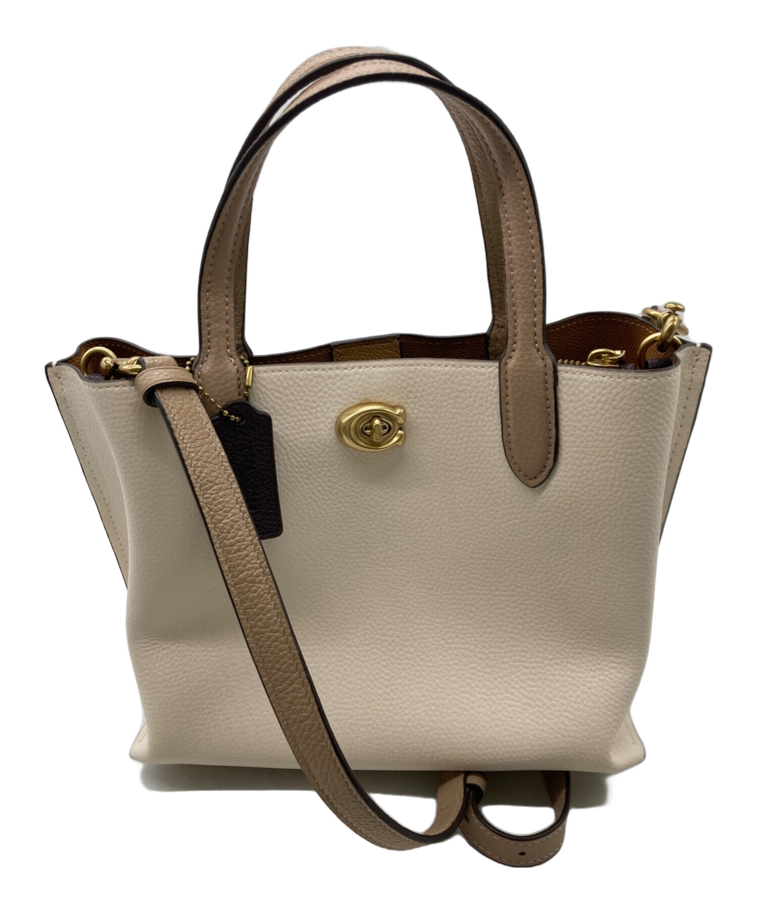 中古・古着通販】COACH (コーチ) ウィロウ トート 24 カラーブロック 