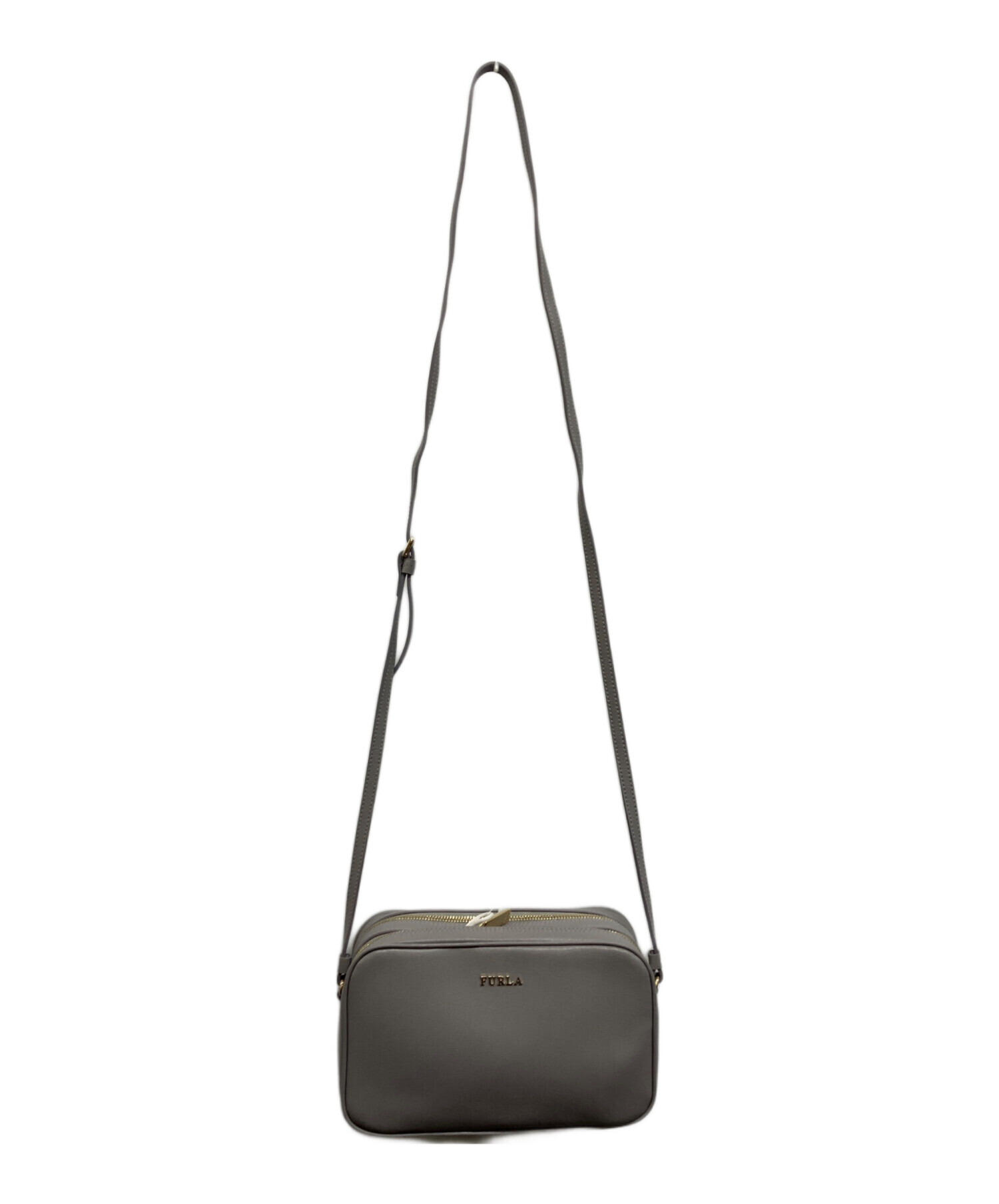 中古・古着通販】FURLA (フルラ) リリーショルダーバッグ グレー