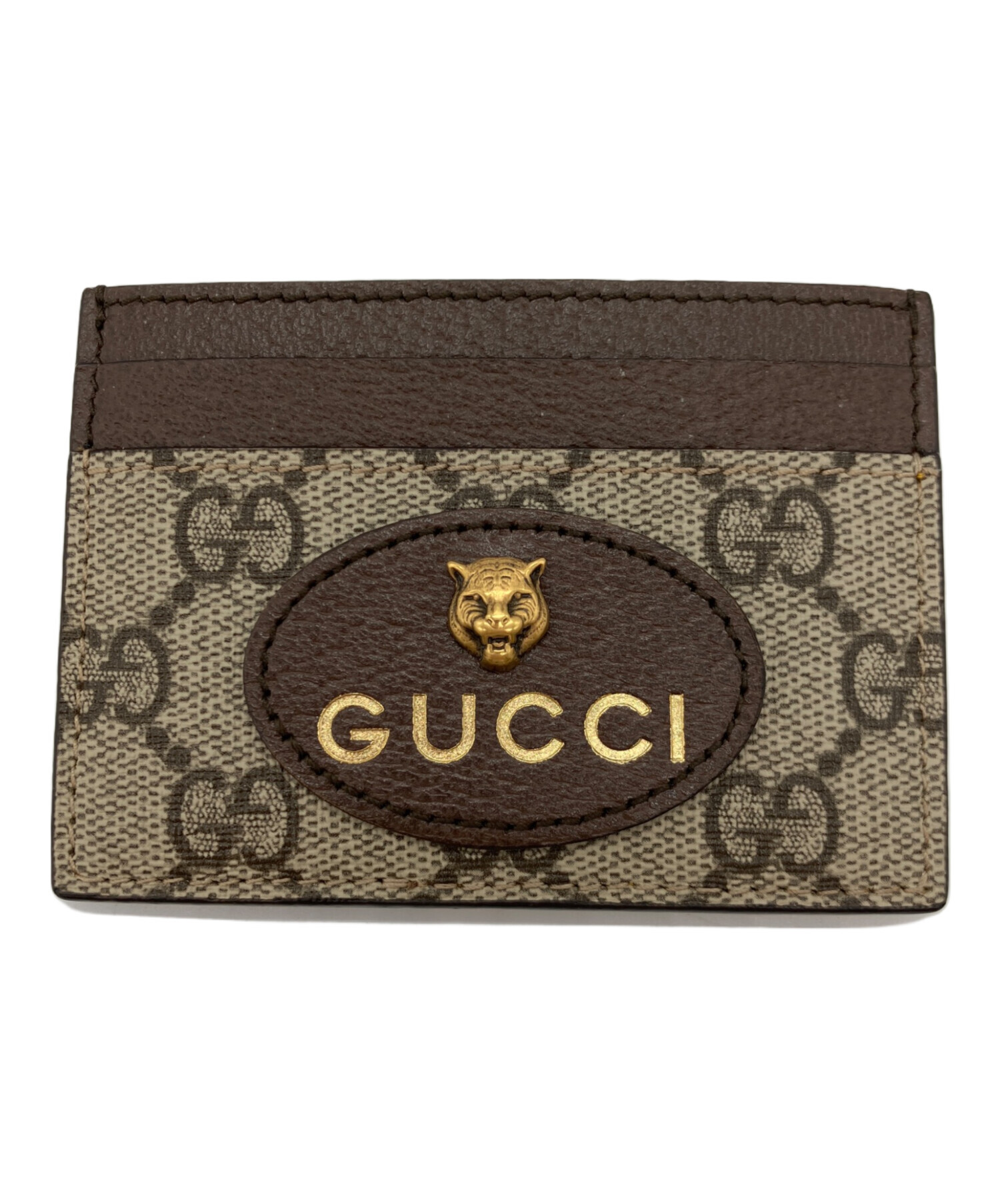 ⭐️新品未使用⭐️GUCCI ケース　カードケース　虎　タイガー　GG 中古・古着通販】GUCCI (グッチ) タイガーヘッド カードケース