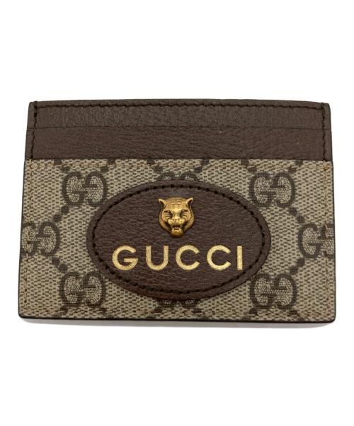 中古・古着通販】GUCCI (グッチ) タイガーヘッド カードケース