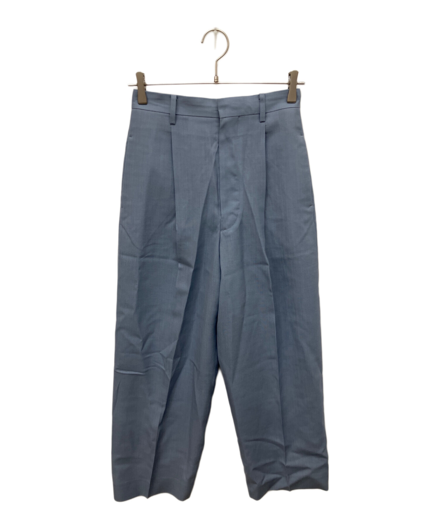 【新品・未使用、定価75,900円】YLÈVE ベスト 中古・古着通販】YLEVE (イレーヴ) パンツ ライトブルー｜ブランド