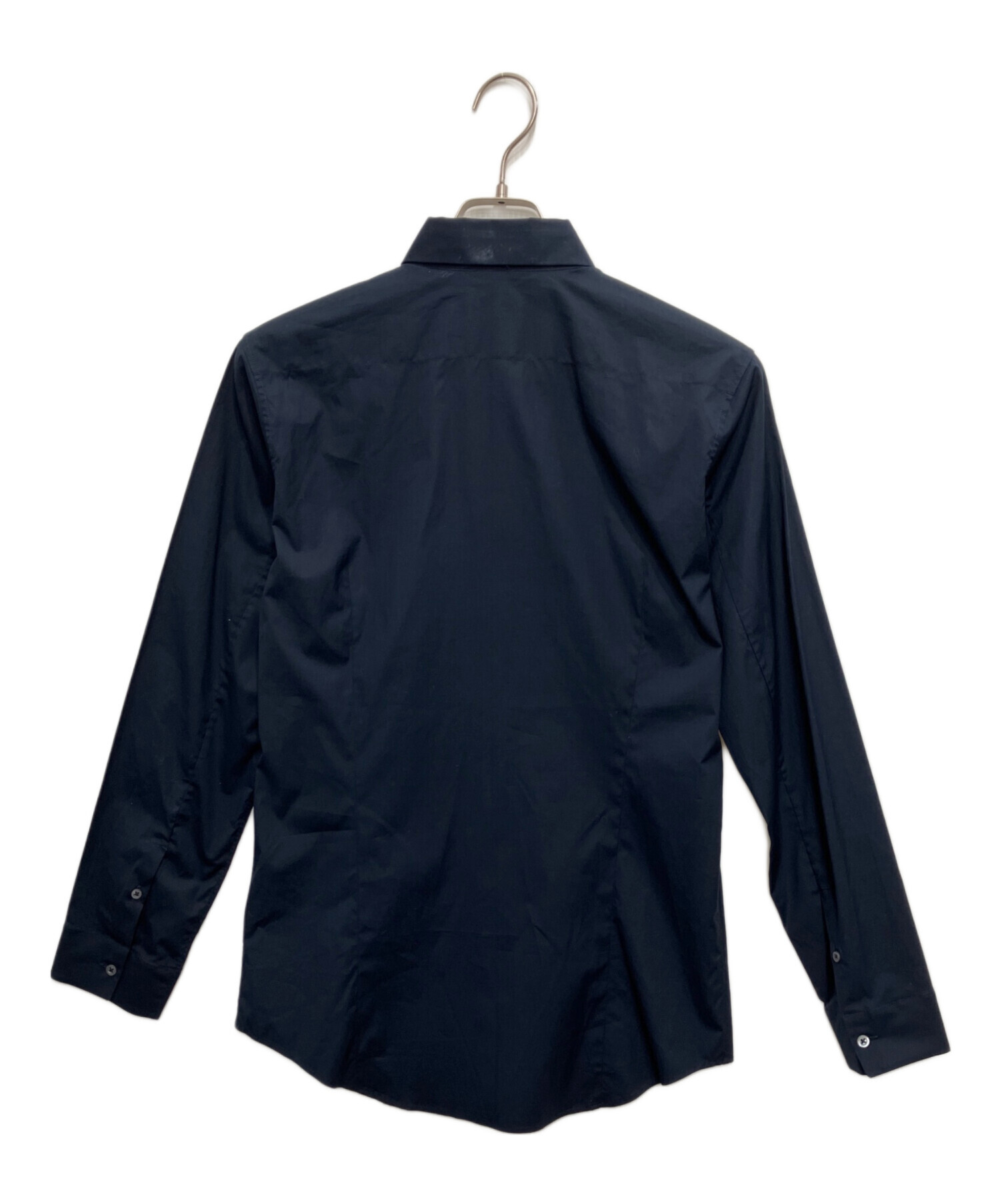 JIL SANDER + ジルサンダープラス　開襟シャツ　ネイビー44 21SS 中古・古着通販】JIL SANDER (ジルサンダー) ドレスシャツ ネイビー