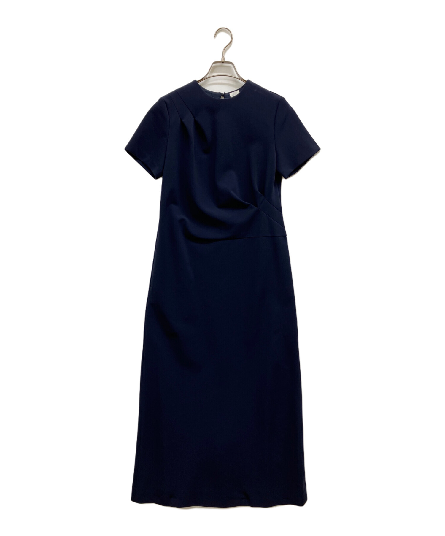 deres 9th draping dress ネイビー2 中古・古着通販】deres (デレス) Fabiana draping dress ワンピース