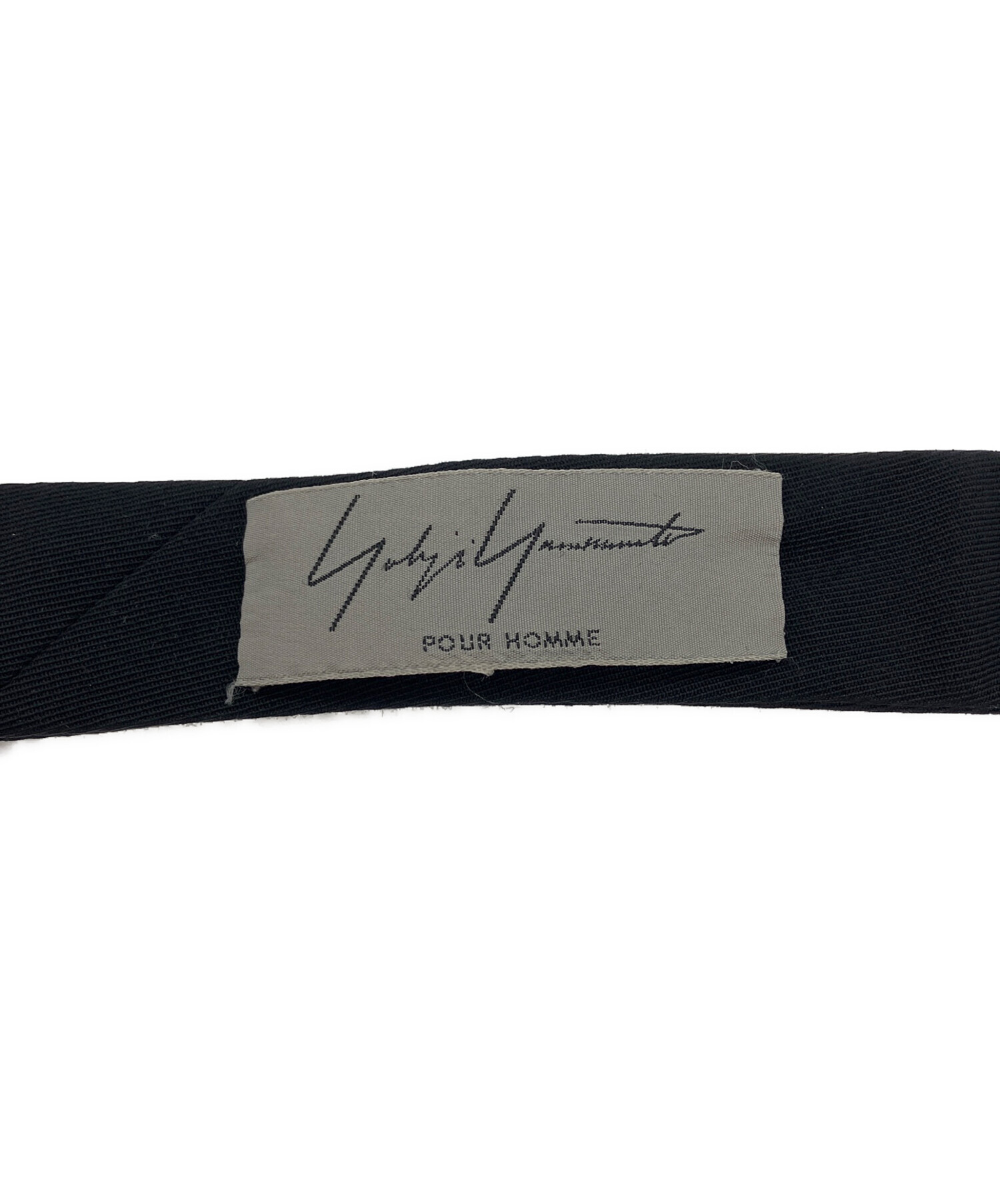 yohji yamamoto POUR HOMME ネクタイ  黒 【古着】【中古】【送料無料】 中古・古着通販】Yohji Yamamoto pour homme (ヨウジヤマモト