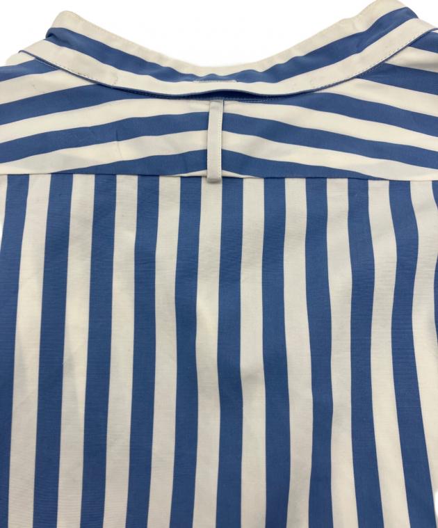中古・古着通販】HEUGN (ユーゲン) ストライプバンドカラーシャツ