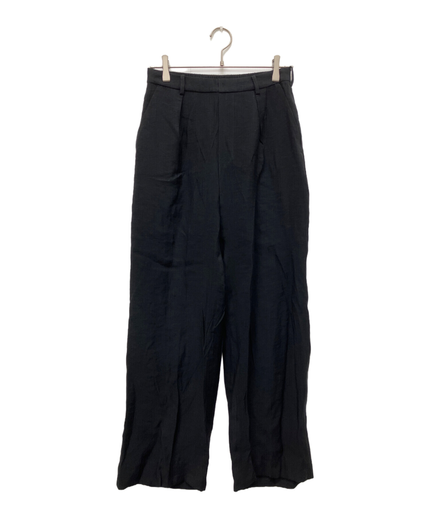 styling/ スタイリング ブラウス M 黒 【古着】【中古】【送料無料】 中古・古着通販】styling/ (スタイリング) バックサテンパンツ