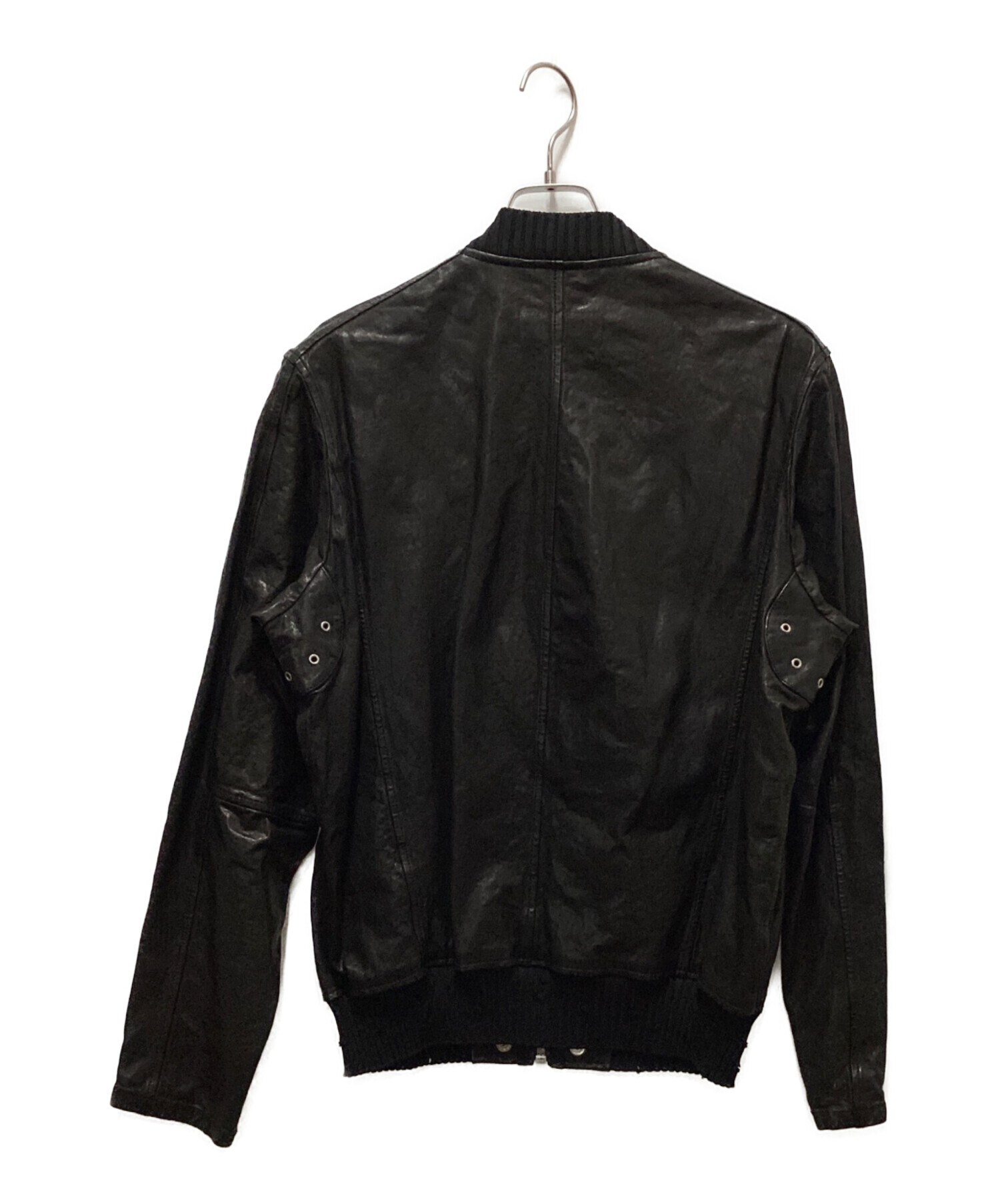 DIESEL 黒レザージャケット Mサイズ 中古・古着通販】DIESEL (ディーゼル) レザージャケット ブラック