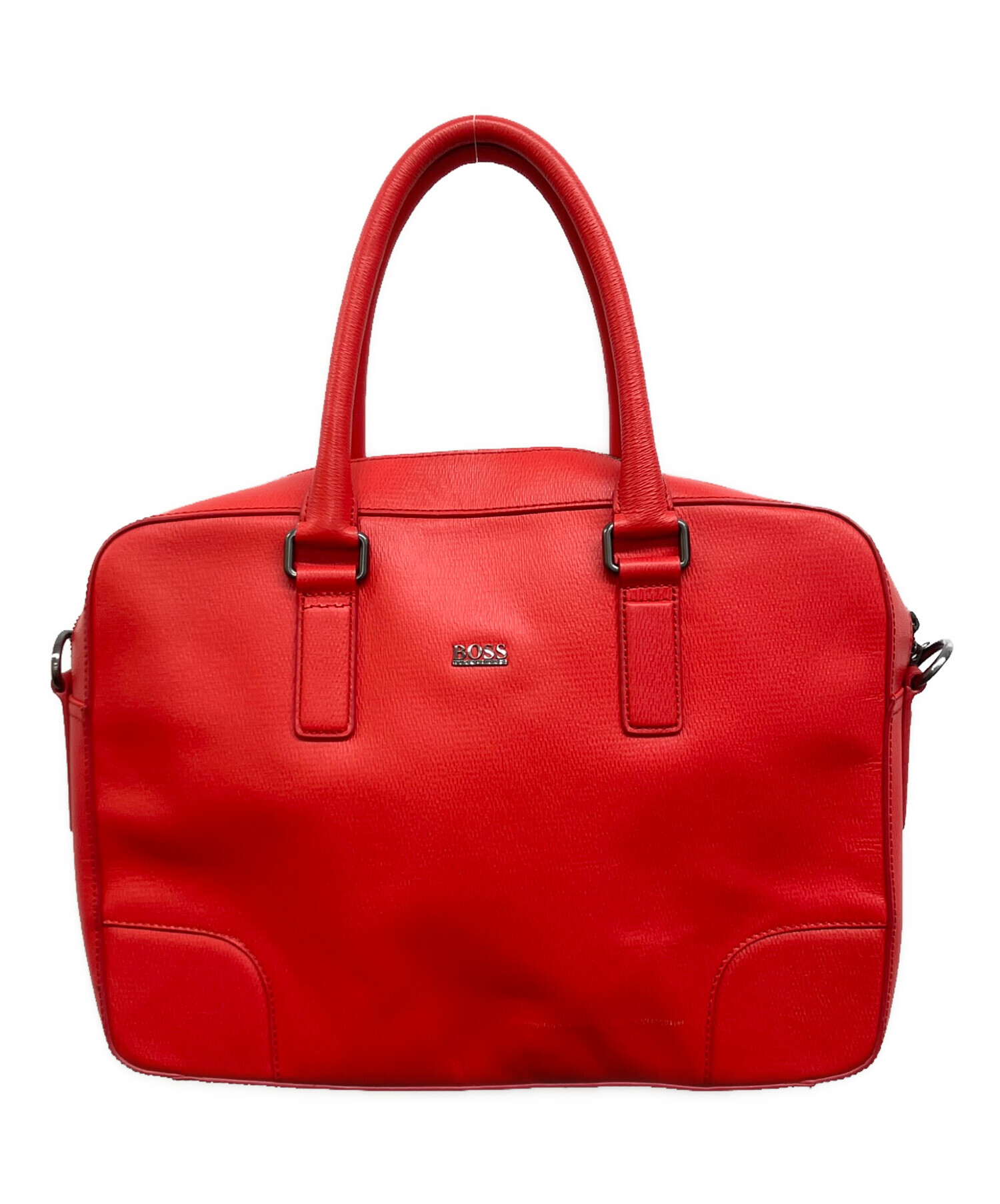 【希少☆美品】HUGO BOSS レザー 本革製 山羊革 2way トートバッグ 中古・古着通販】BOSS HUGO BOSS (ボス ヒューゴボス) 2WAYレザー