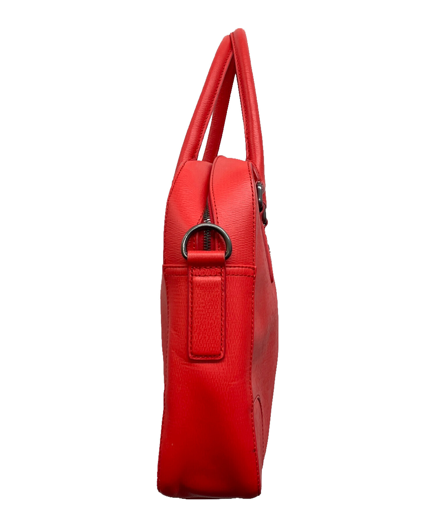 HUGO BOSS ヒューゴボス 2WAYバッグ RED BLACK 中古・古着通販】BOSS HUGO BOSS (ボス ヒューゴボス) 2WAYレザー