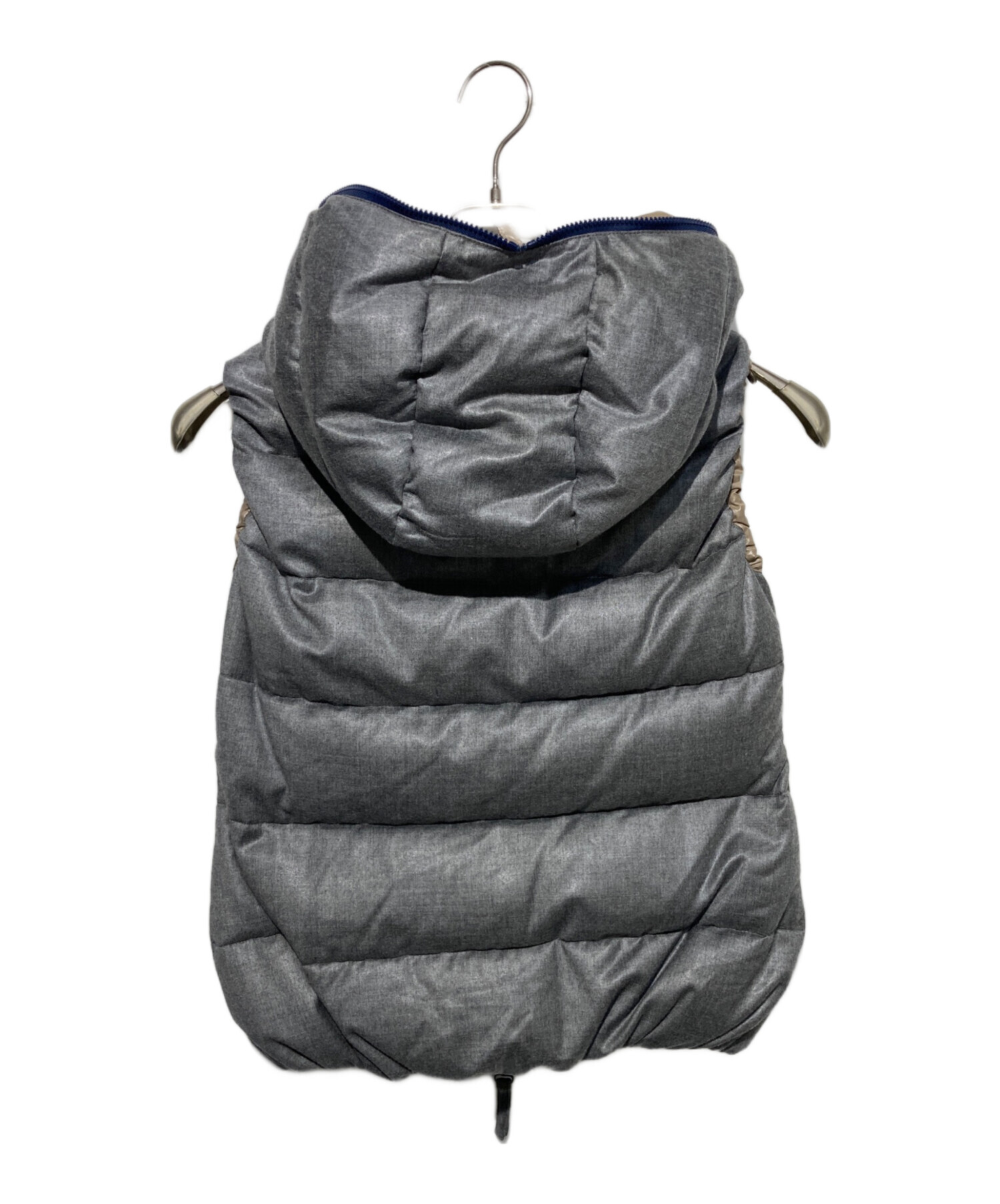 美品【ディベティカ】ウールダウンベスト FEBEDUE ダークグレー 42サイズ 中古・古着通販】DUVETICA (デュベティカ) FEBEDUEダウンベスト グレー