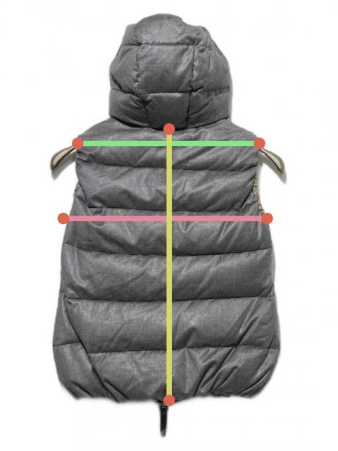 中古・古着通販】DUVETICA (デュベティカ) FEBEDUEダウンベスト グレー