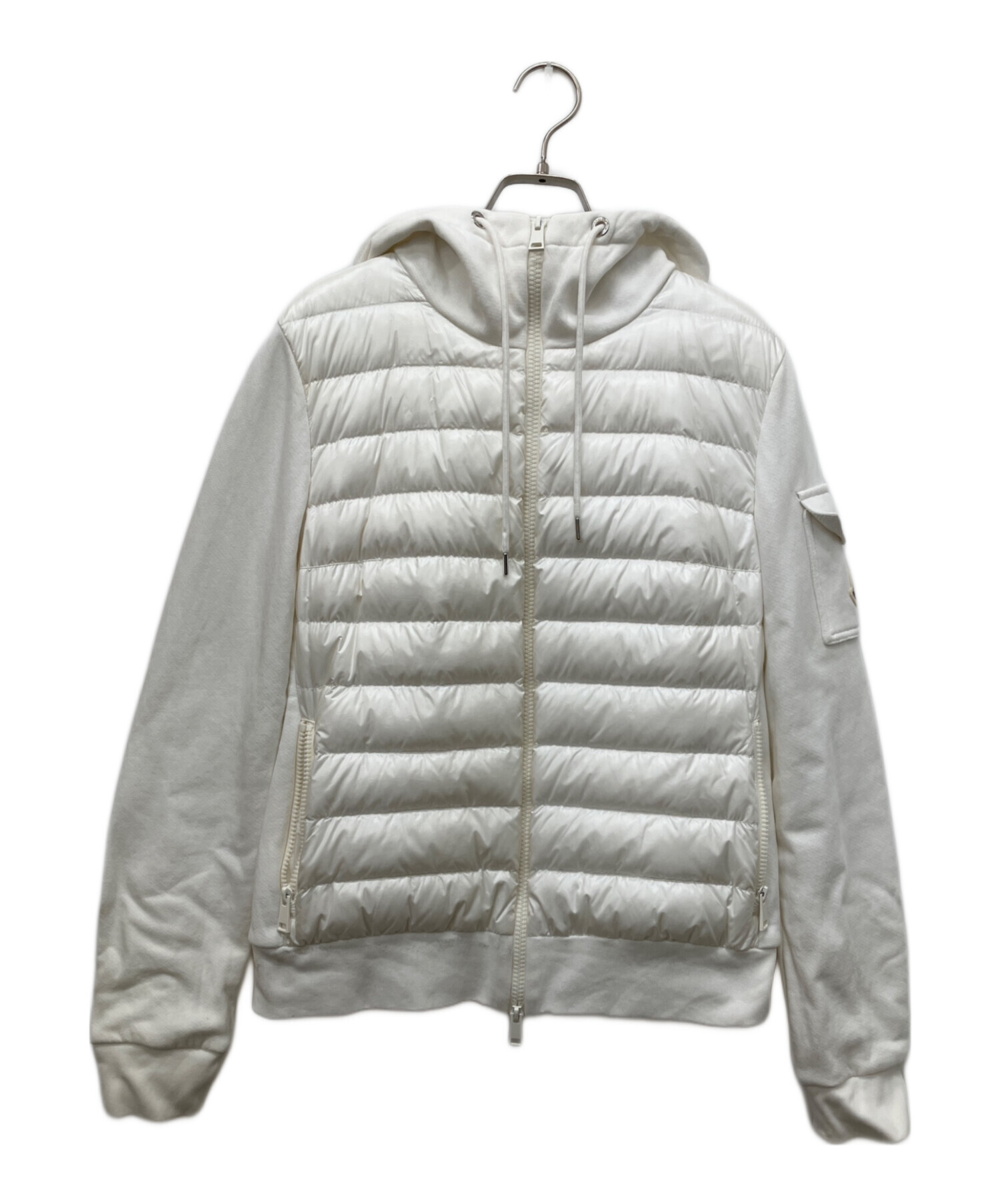 中古・古着通販】MONCLER (モンクレール) スウェット切替ダウン 
