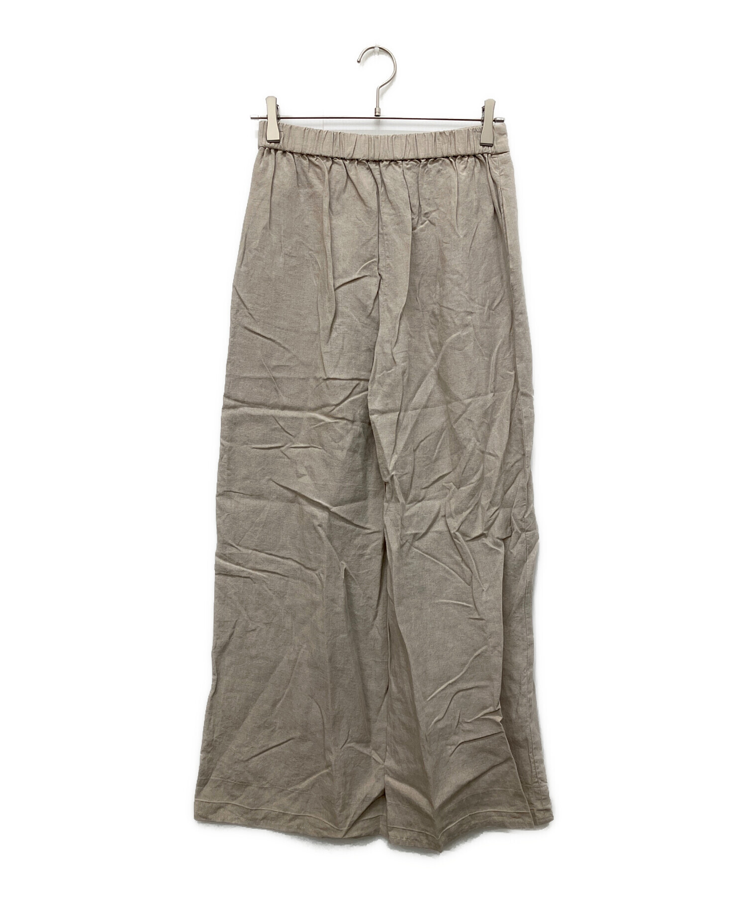 Plage」 パンツ 38 ベージュ レディース Plage (プラージュ) Linen 