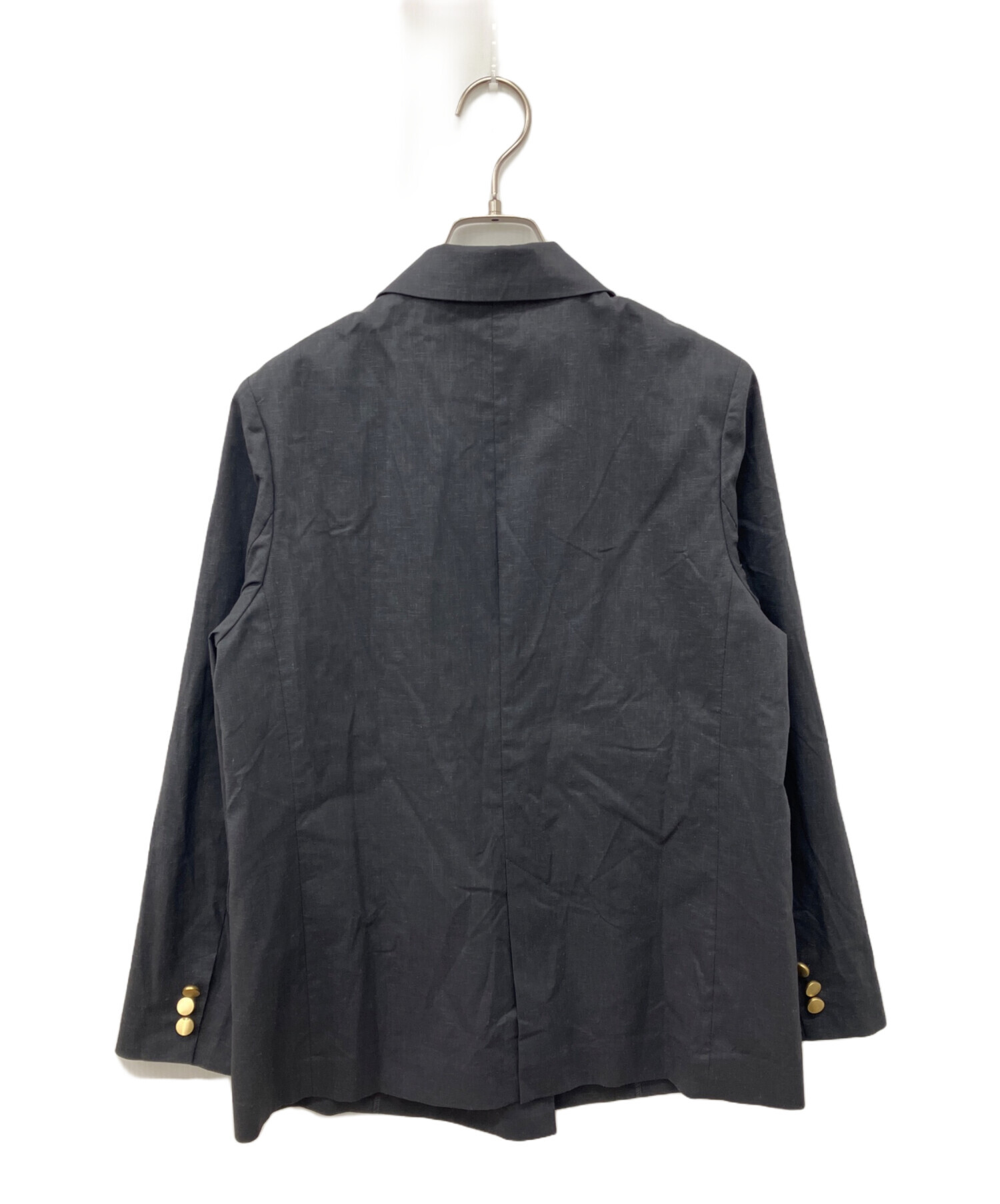 中古・古着通販】Noble (ノーブル) 麻ストレッチピークドラペルダブル