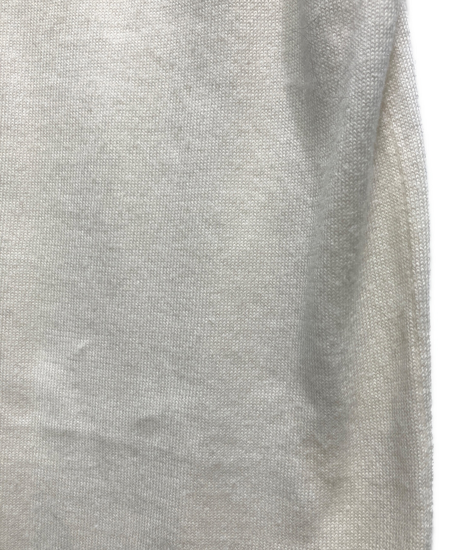 中古・古着通販】HERMES (エルメス) コットンシルクノースリーブニット