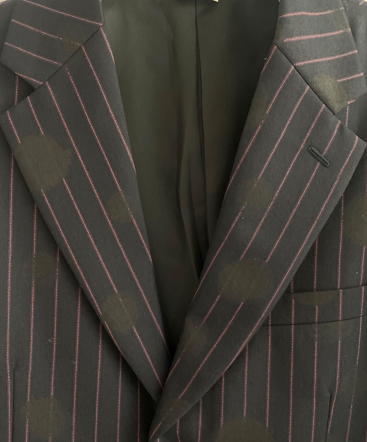 コム　デ　ギャルソン　オムプリュス HOMME PLUS ジャケット ストライプ コムデギャルソンオムプリュス COMME des GARCONS HOMME PLUS ウール