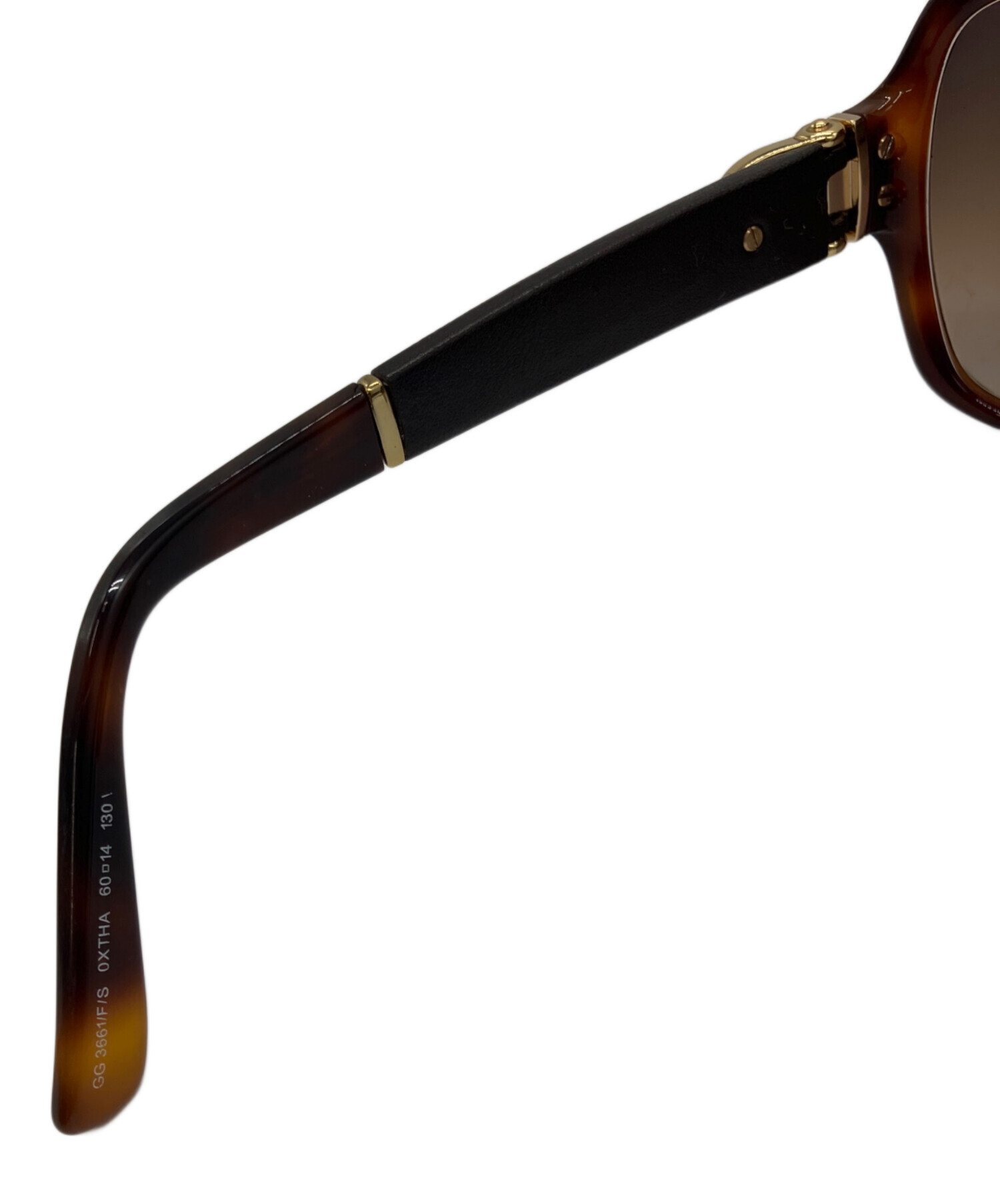 中古・古着通販】GUCCI (グッチ) サングラス ブラウン サイズ:60□14