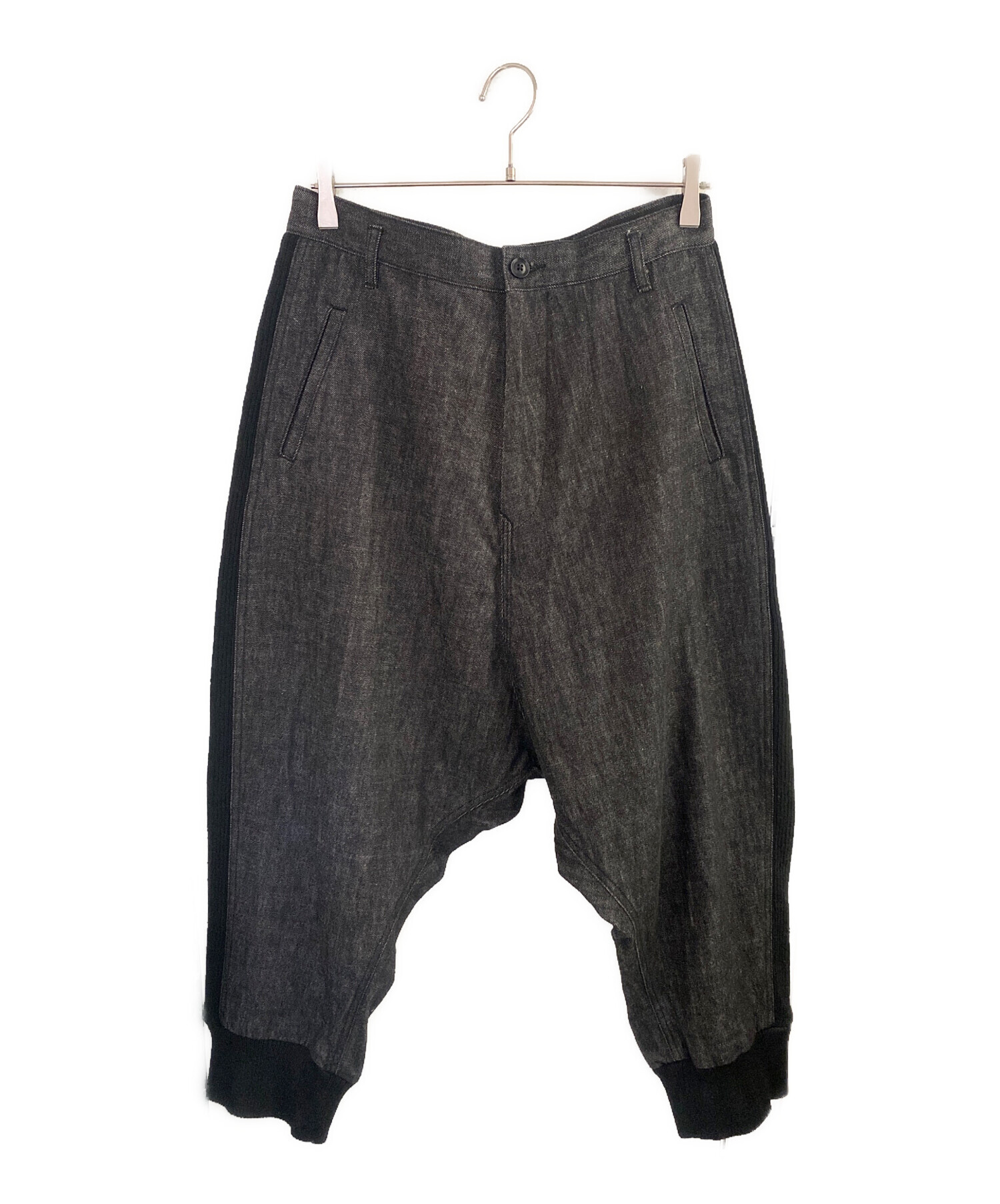 中古・古着通販】GROUND Y (グラウンドワイ) デニムリブパンツ