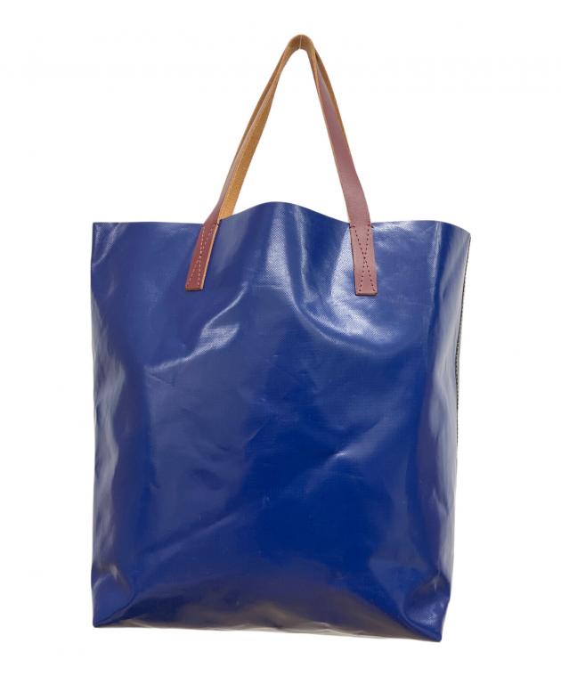中古・古着通販】MARNI (マルニ) バイカラーロゴPVCトートバッグ