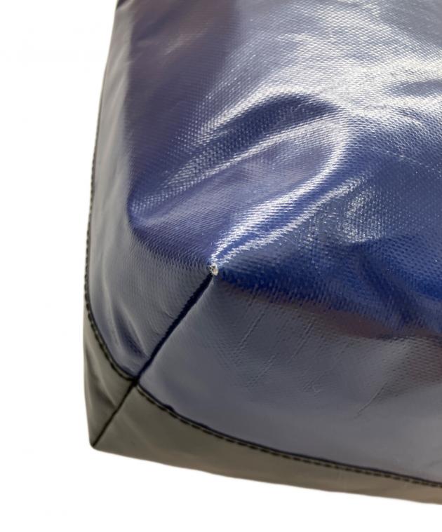 中古・古着通販】MARNI (マルニ) バイカラーロゴPVCトートバッグ