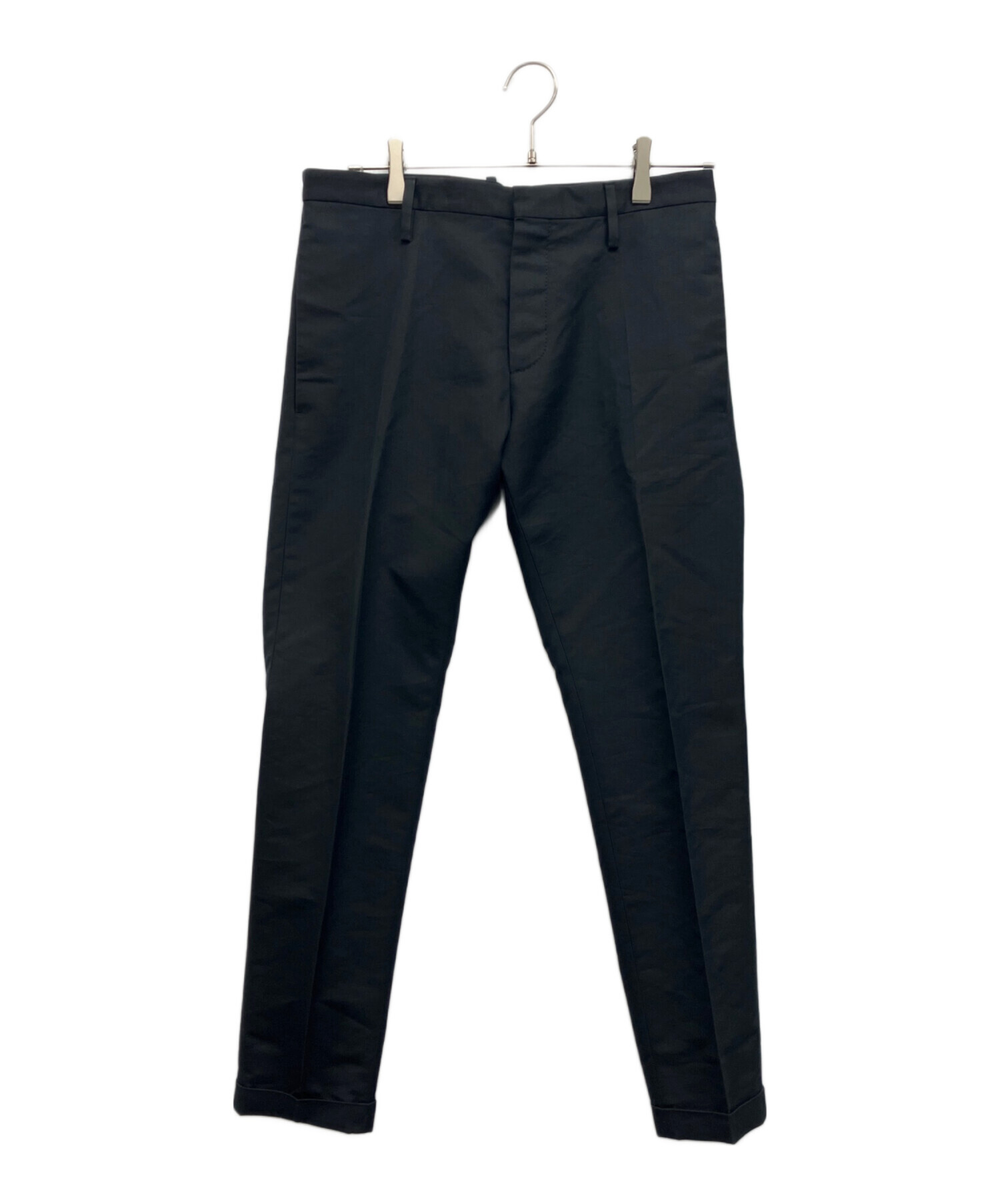 DSQUARED2 ディースクエアード スラックス パンツ 中古・古着通販】DSQUARED2 (ディースクエアード) スラックス ブラック