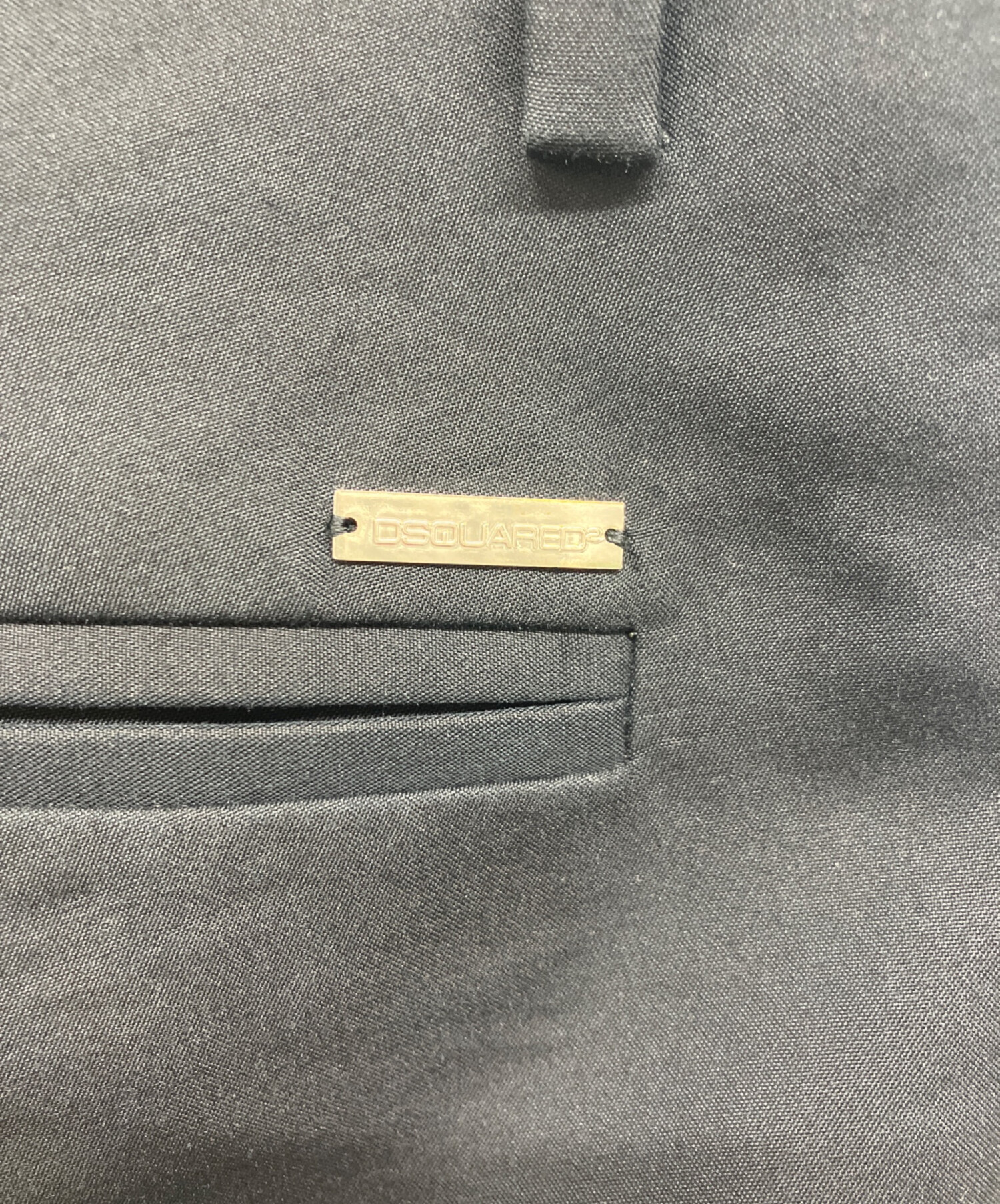 中古・古着通販】DSQUARED2 (ディースクエアード) スラックス ブラック