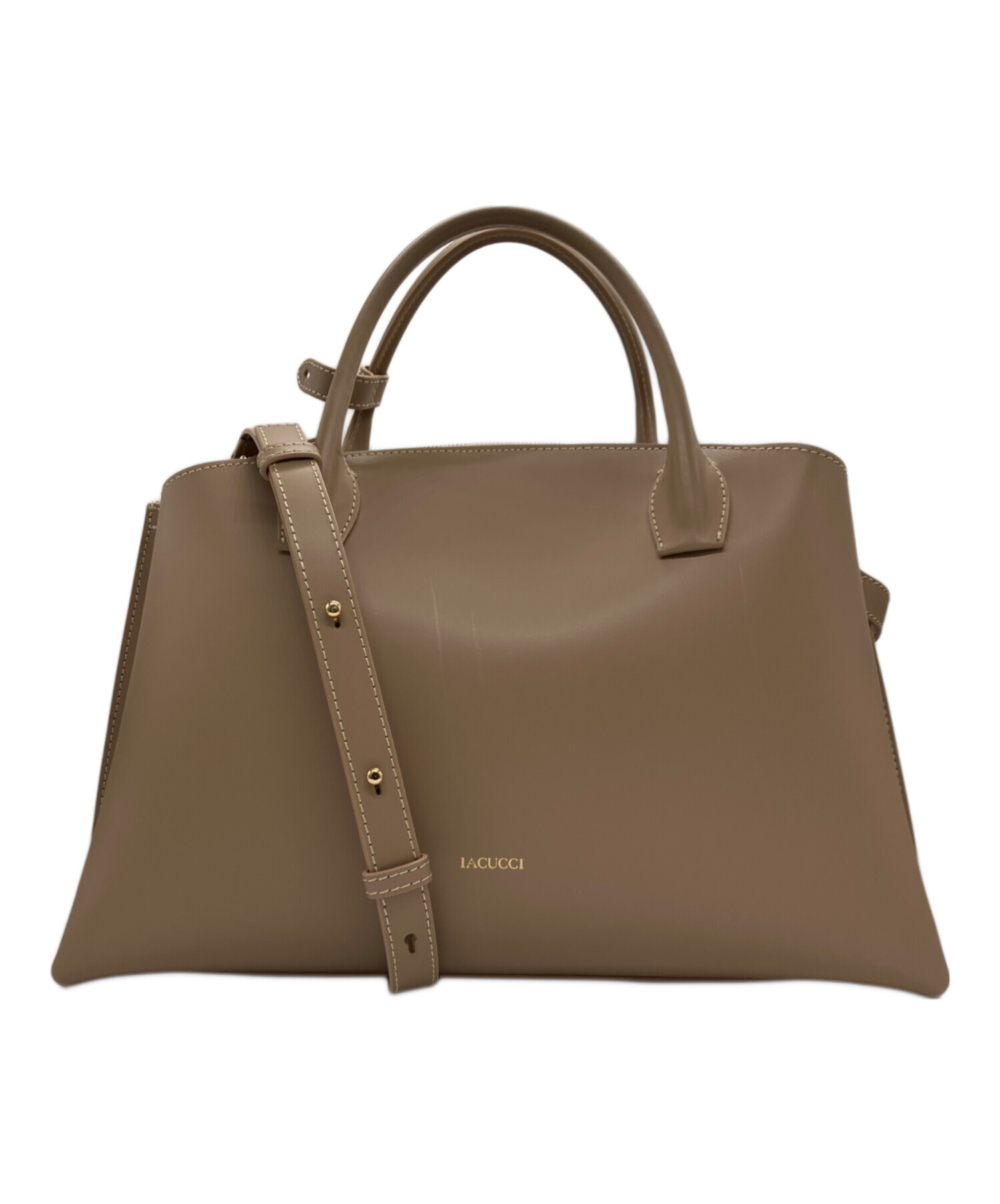 イアクッチ　バッグ　ベージュ 中古・古着通販】IACUCCI (イアクッチ) 2WAYバッグ ベージュ｜ブランド