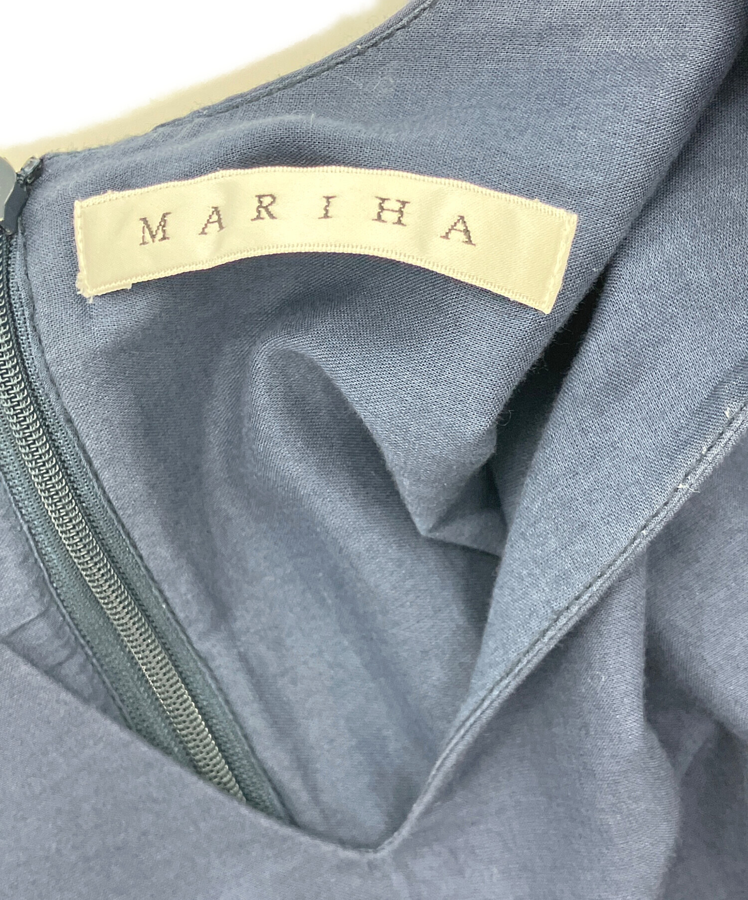 中古・古着通販】MARIHA (マリハ) 春の月のドレスワンピース ネイビー