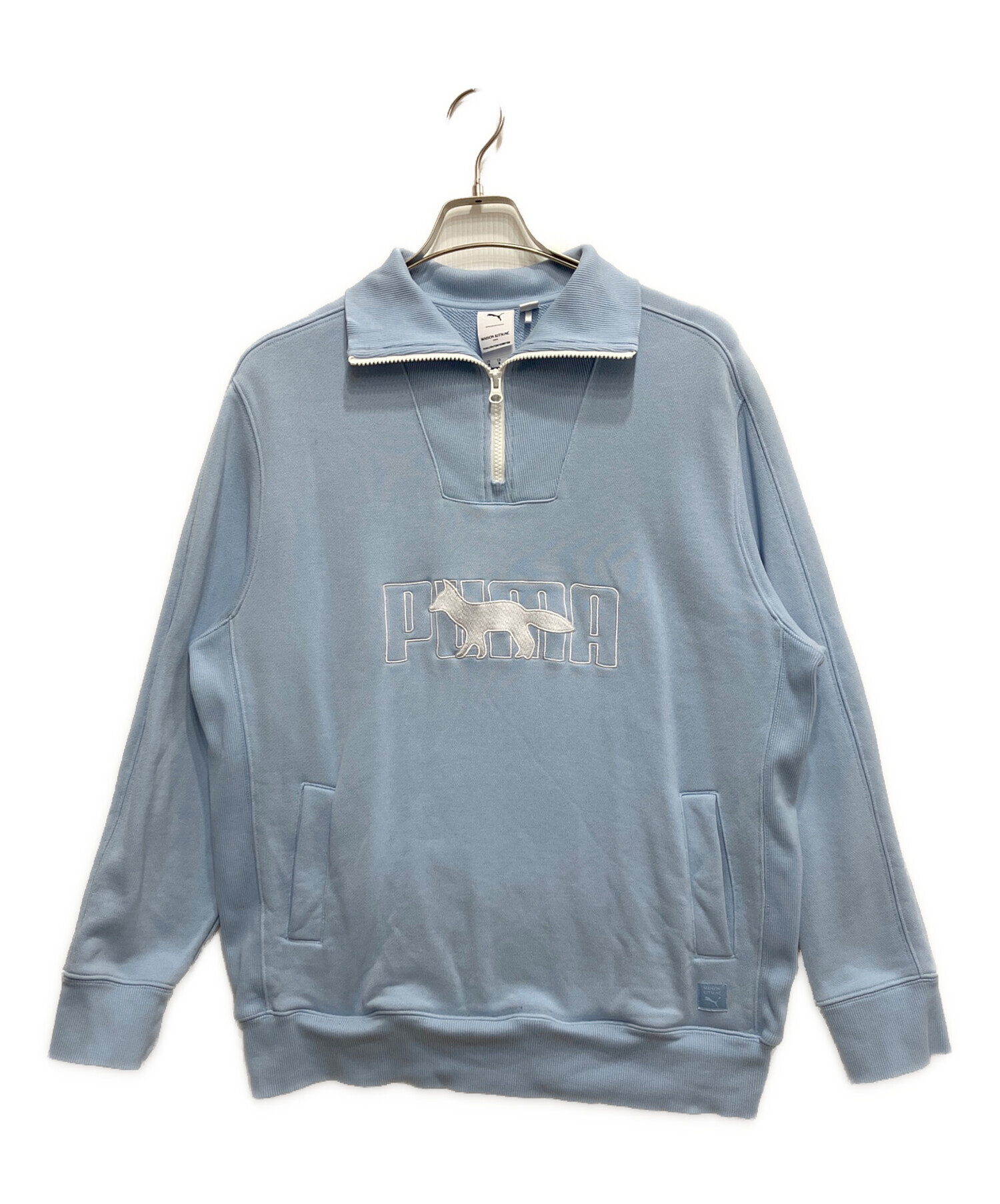 未使用タグ付✨メゾンキツネ×プーマ ハーフジップ スウェット ユニセックス M 未使用タグ付✨メゾンキツネ×プーマ ハーフジップ スウェット ユニ