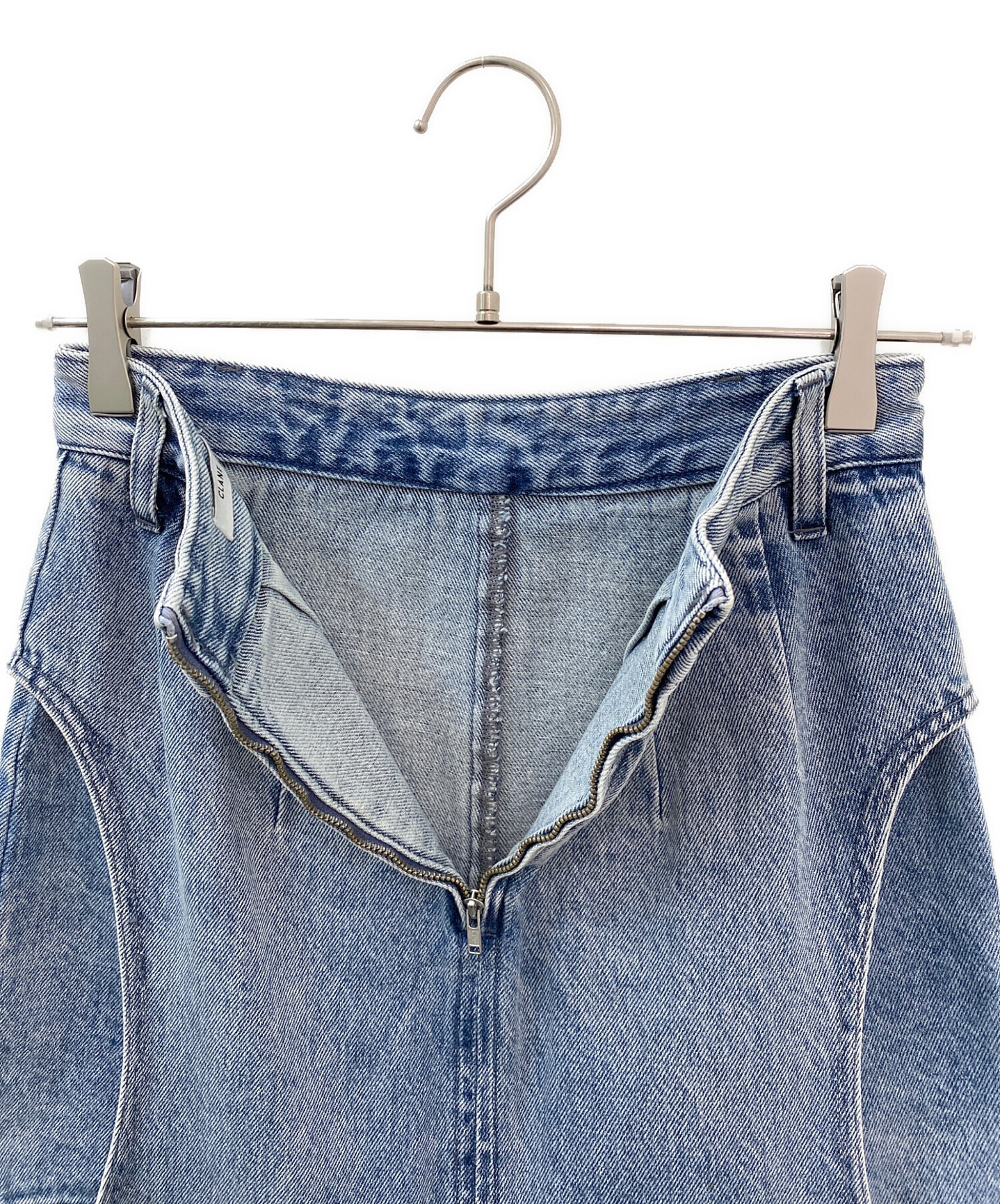 中古・古着通販】CLANE (クラネ) サークルカットレイヤードデニム