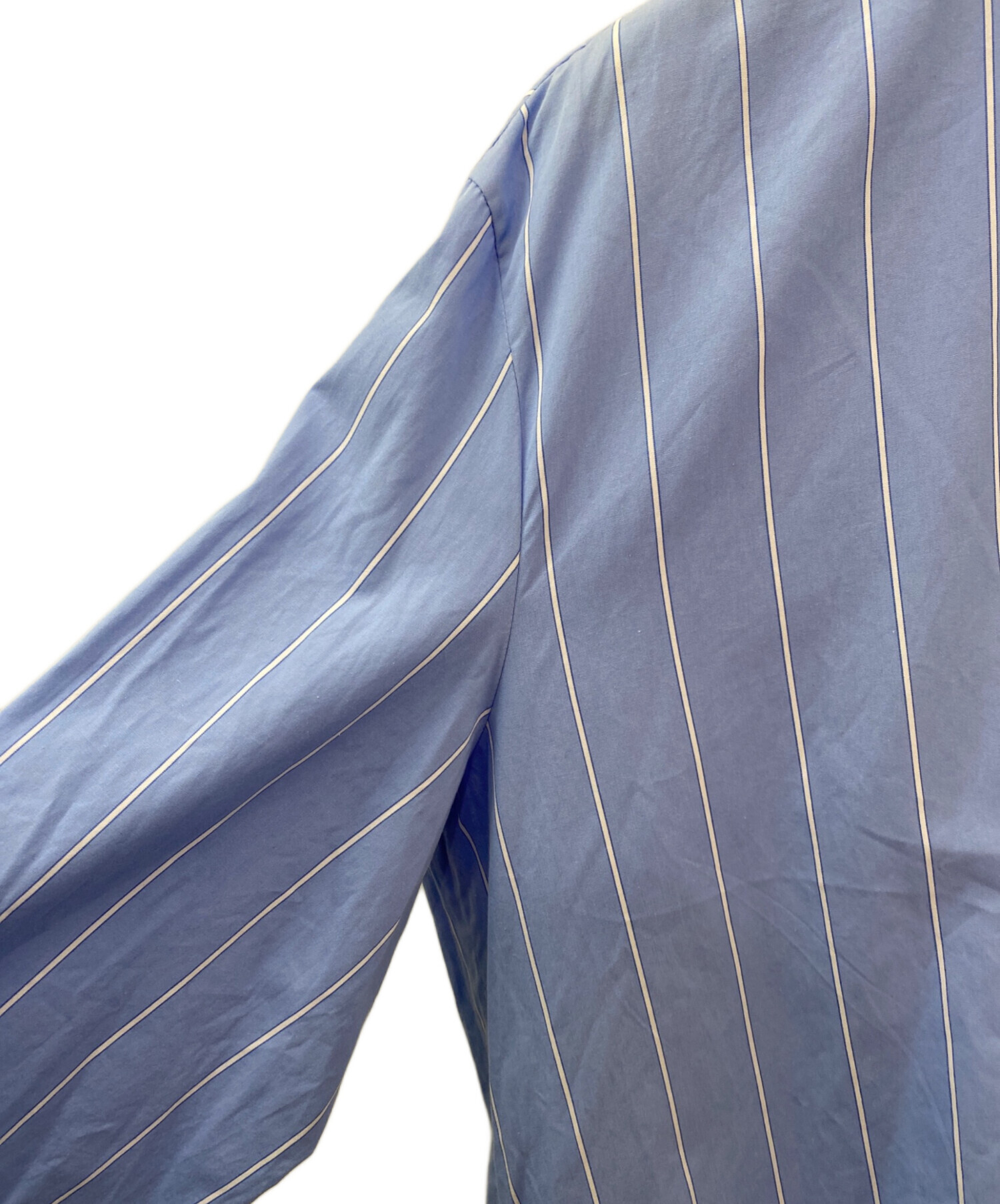 中古・古着通販】BLAMINK (ブラミンク) R C STRIPE CN LSL BL ブルー